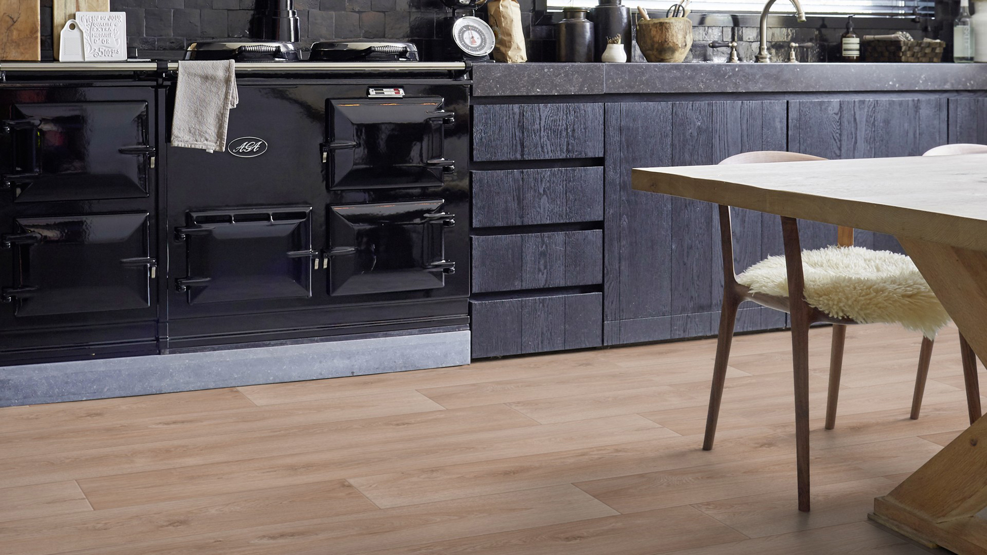 Pavimento vinílico a rolo superior Tarkett 2.8 mm cinza 2 m - 6