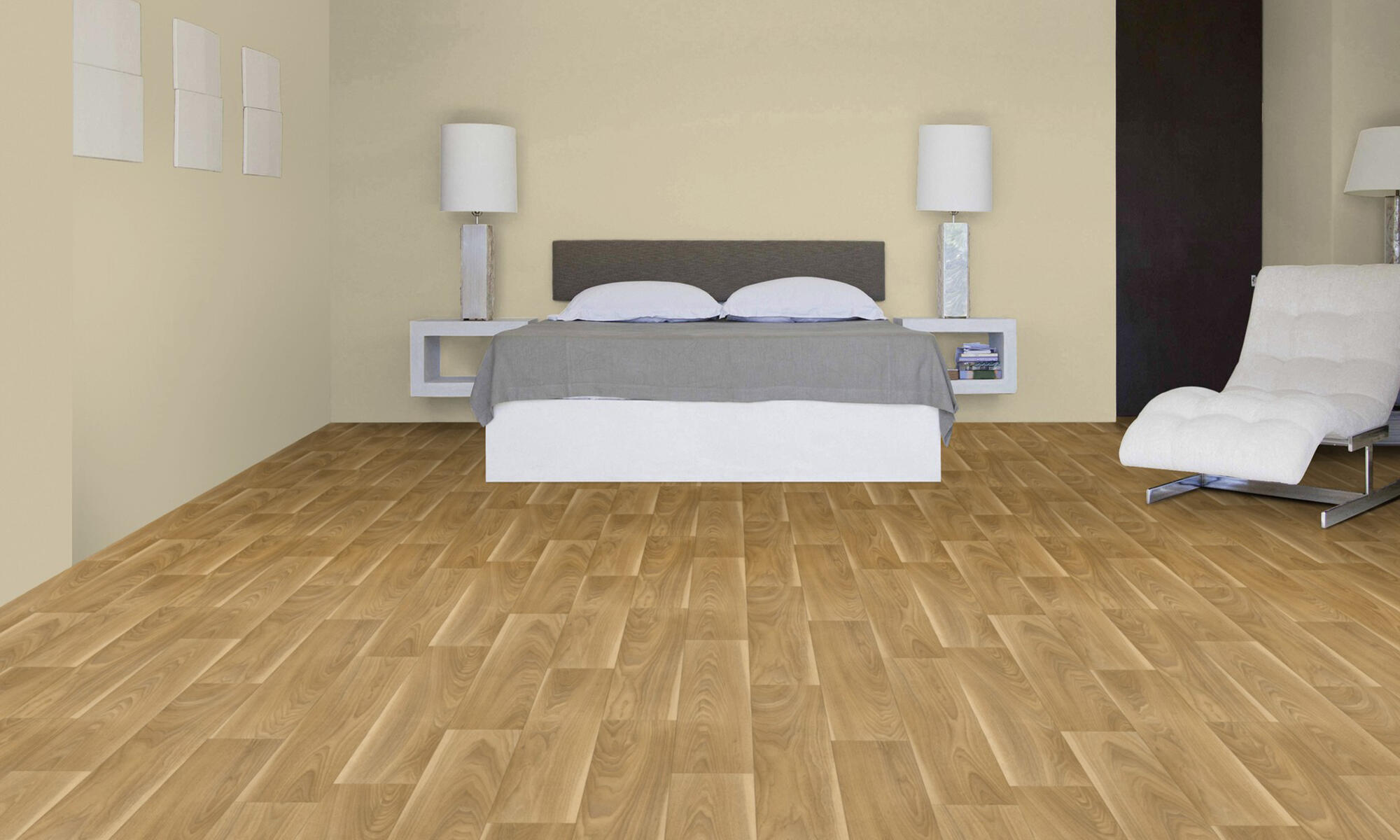 Suelo vinílico rollo Hazelnut madera natural 3m ancho Pedido mínimo 6m2a - Producto A MEDIDA - NO Admite Devolución. - 5
