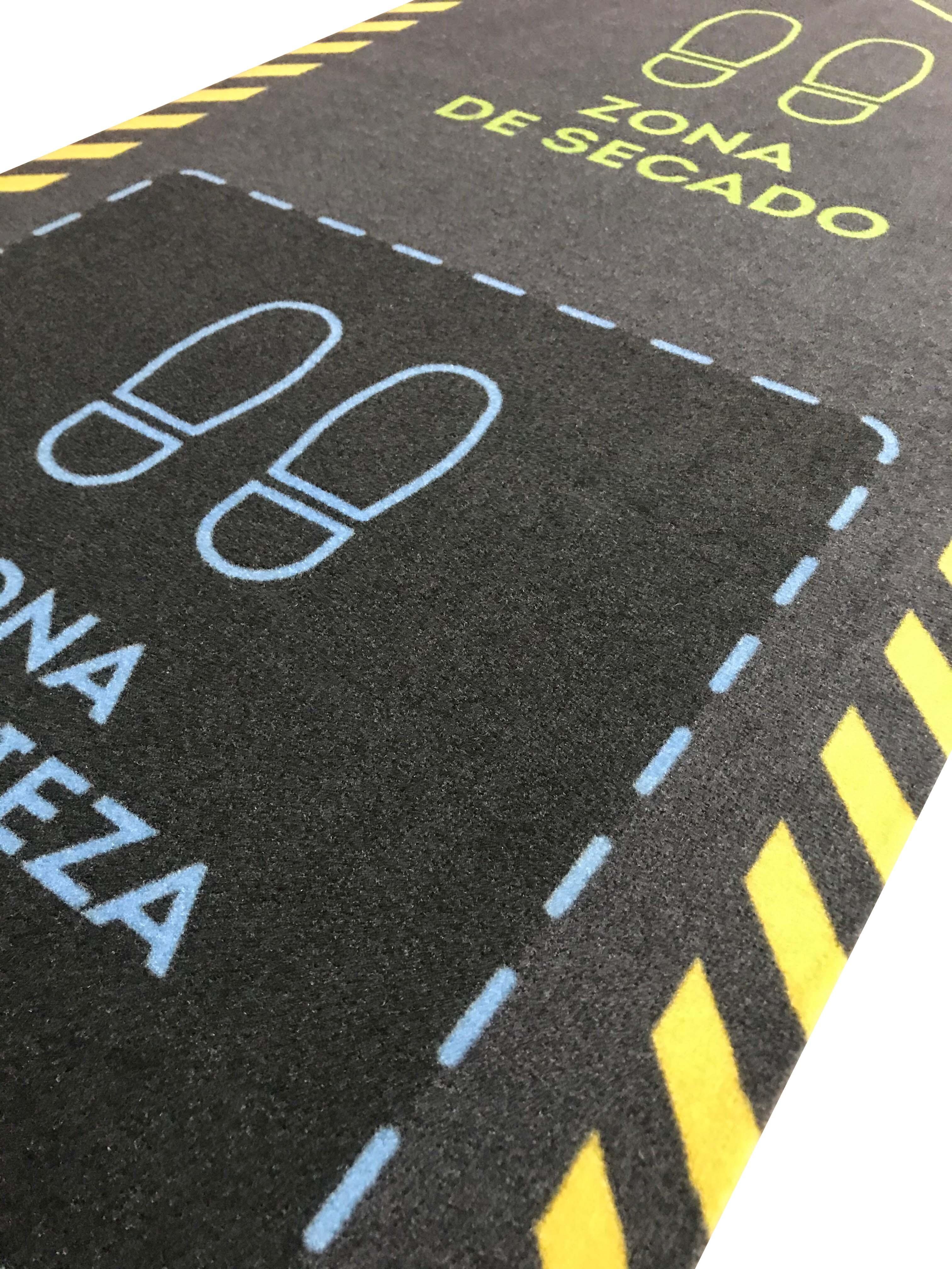 Tapete de entrada LIMPA & SECA DESINFETANTE 65X150CM - 6