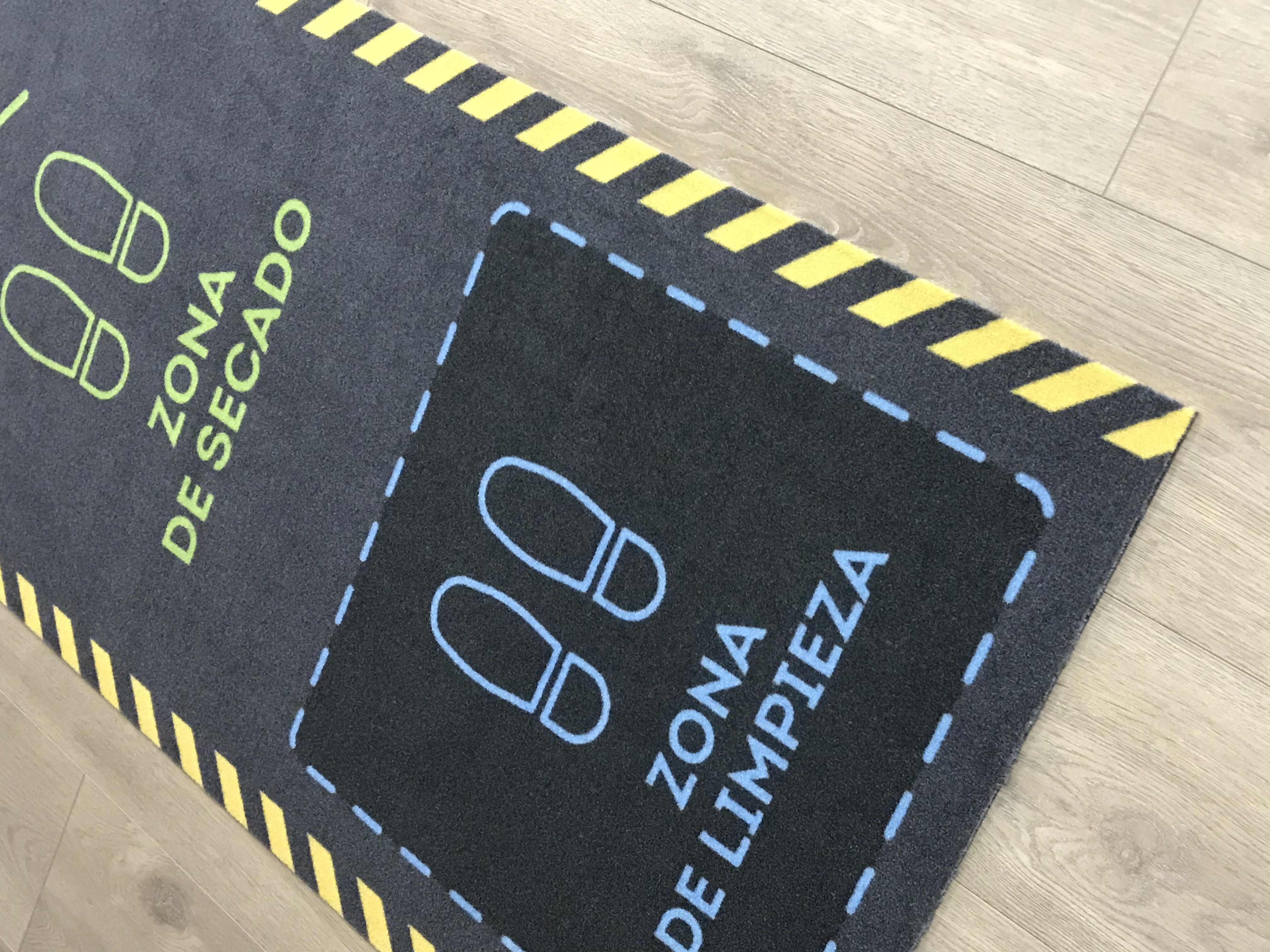 Tapete de entrada LIMPA & SECA DESINFETANTE 65X150CM - 5