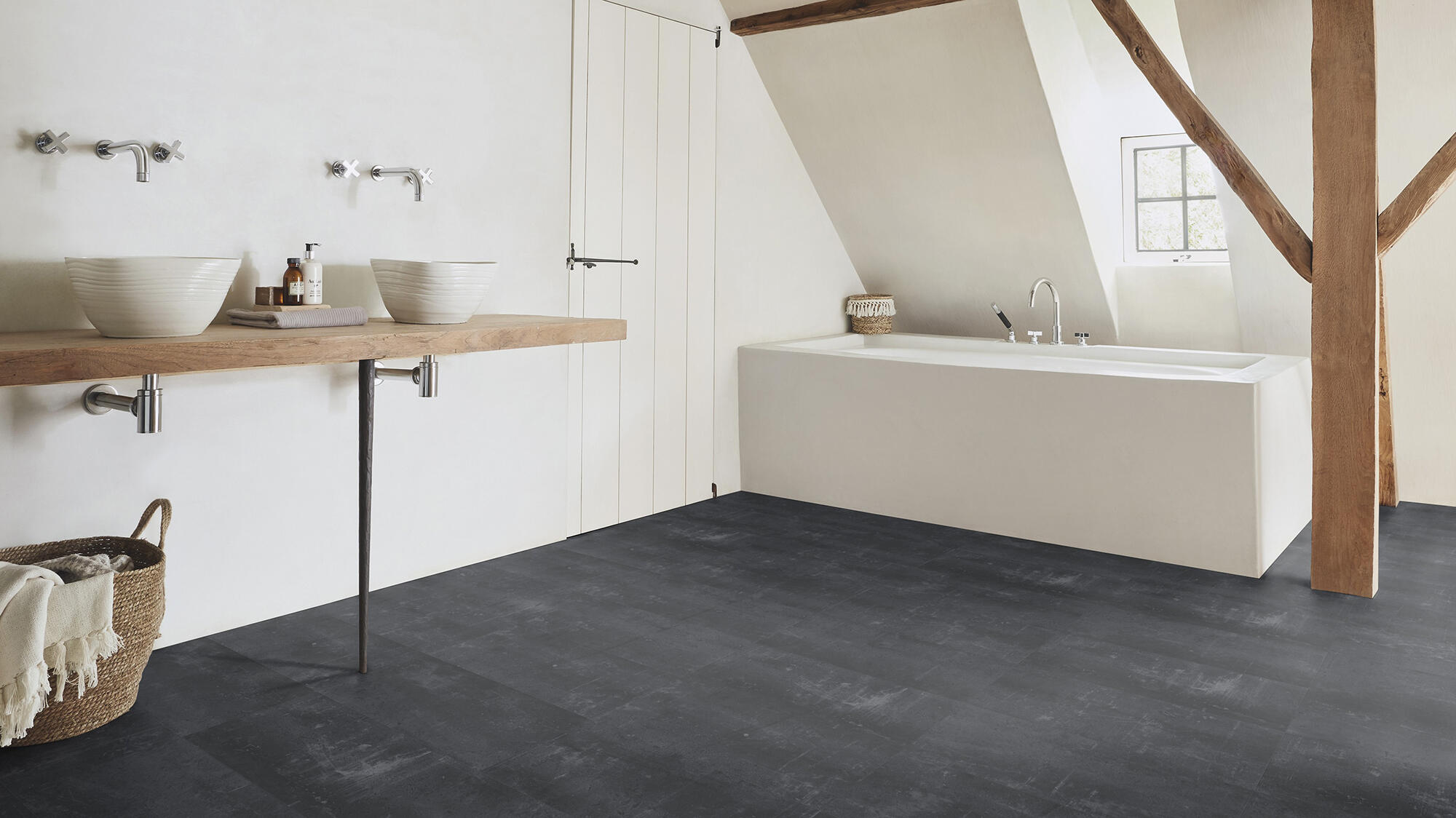Suelo vinílico LVT click TARKETT Intenso Extrem 5mm Compos Black - 8