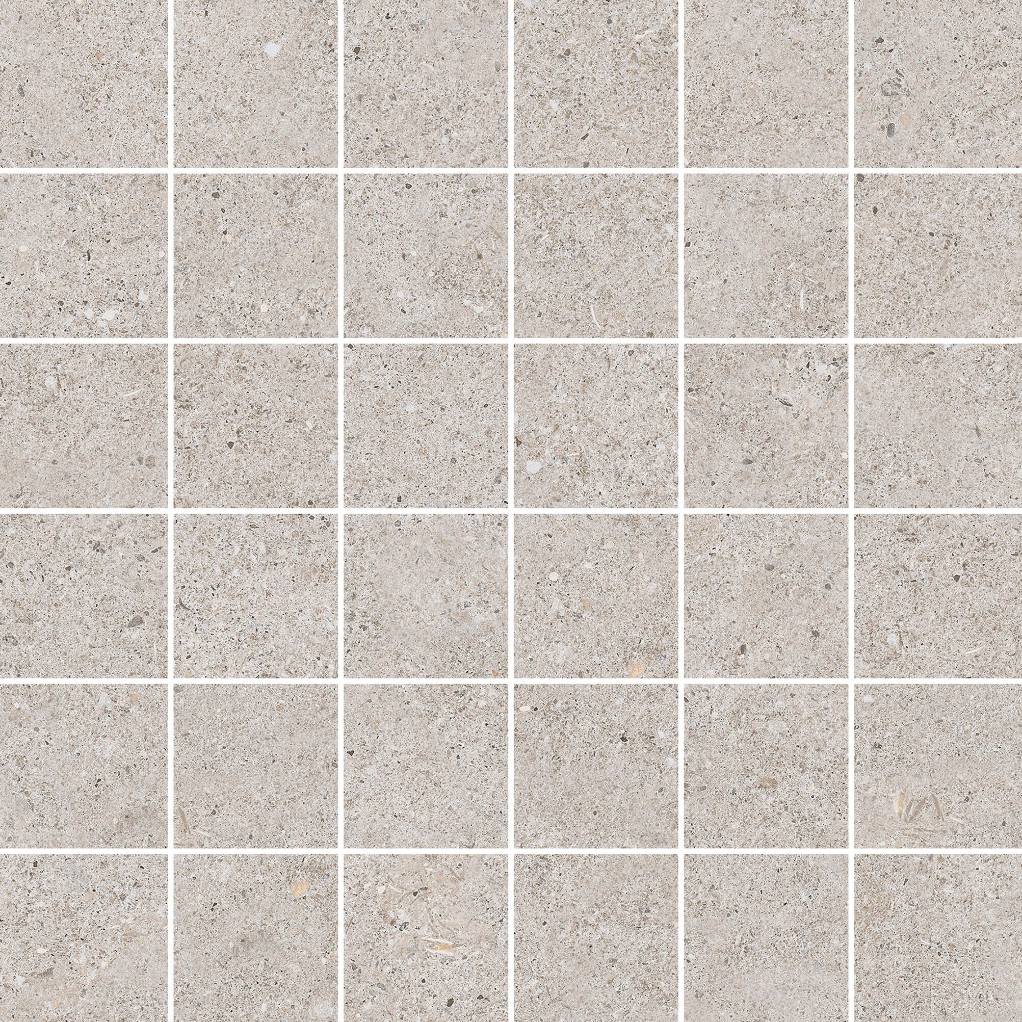 Azulejo mosaico gres esmaltado sassi efecto piedra beige 30x30 cm
