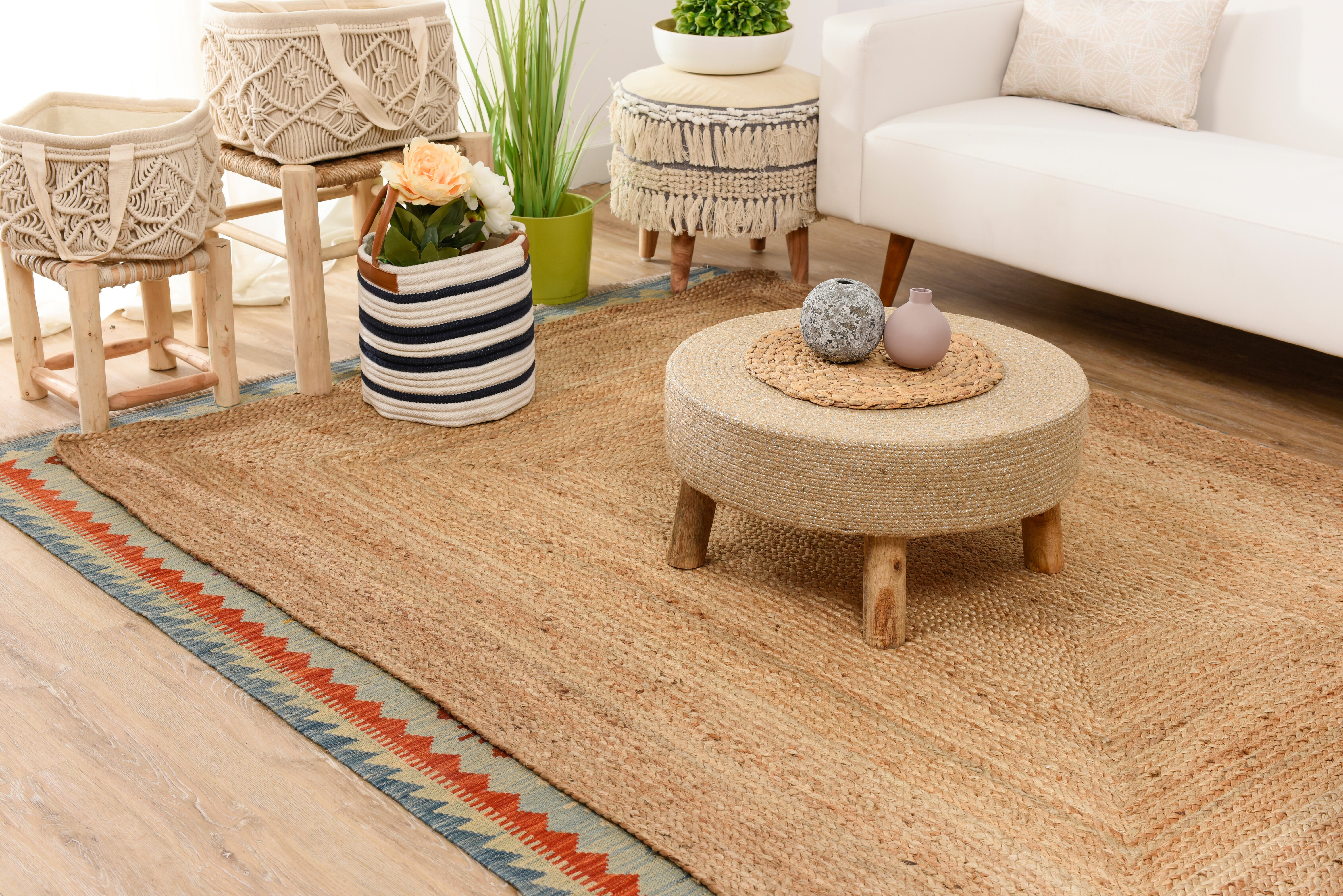 Tappeto Nils etnico in juta naturale, L 230 x L 160 cm - 16