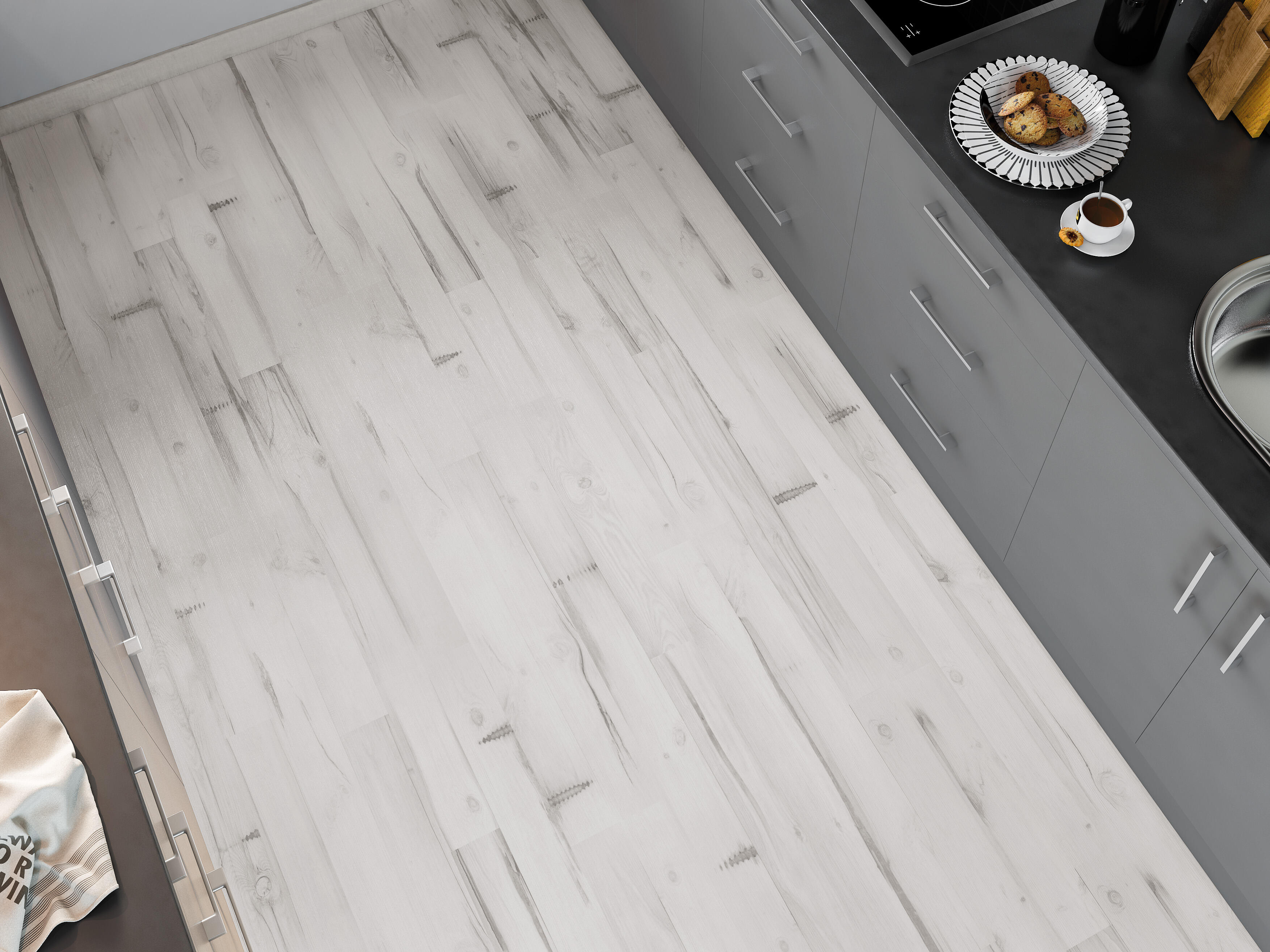 Pavimento flutuante laminado intenso 10 mm Artens Tenerife GR105 - 2