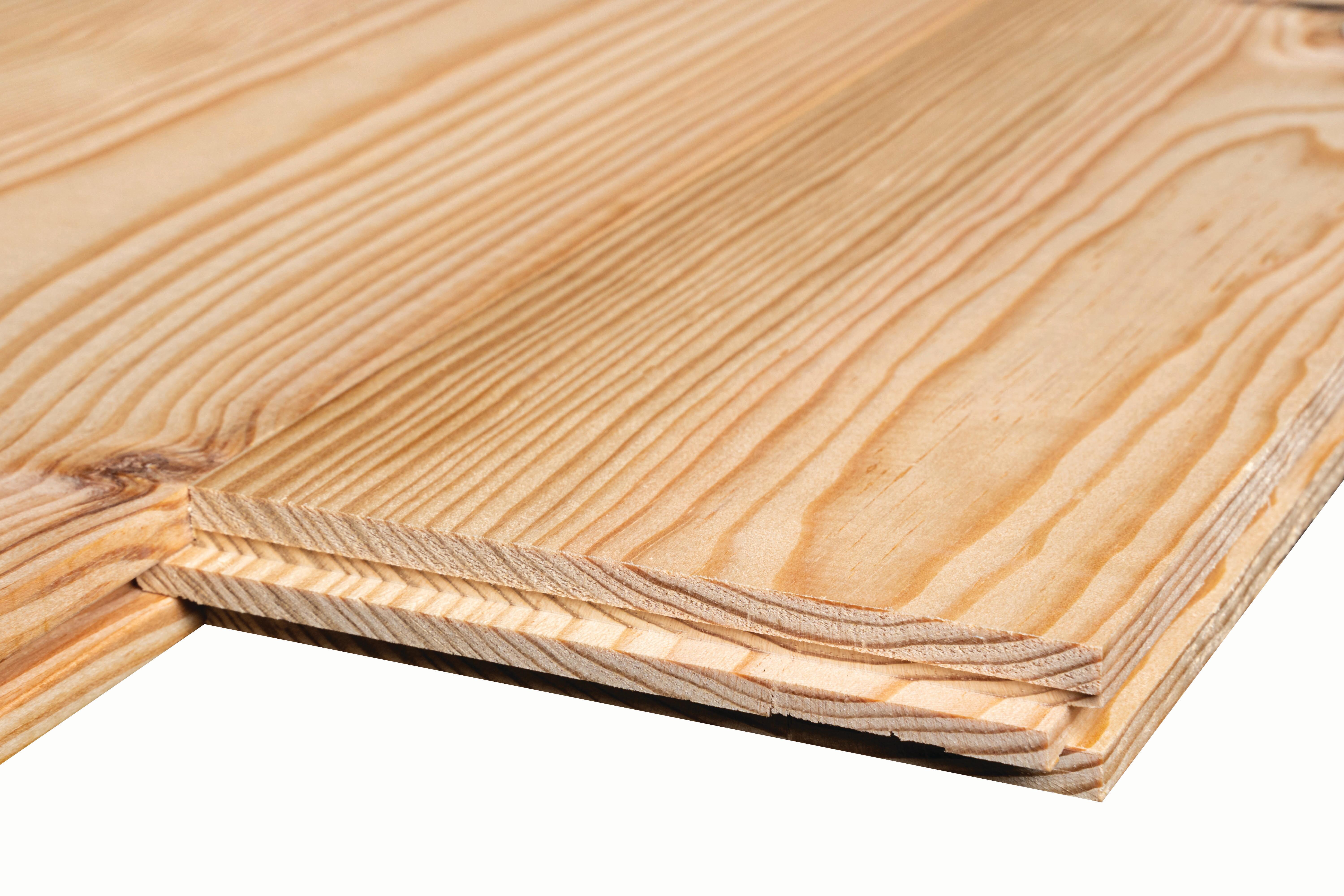 Suelo de madera    natural cepillado 200x14 cm - 2