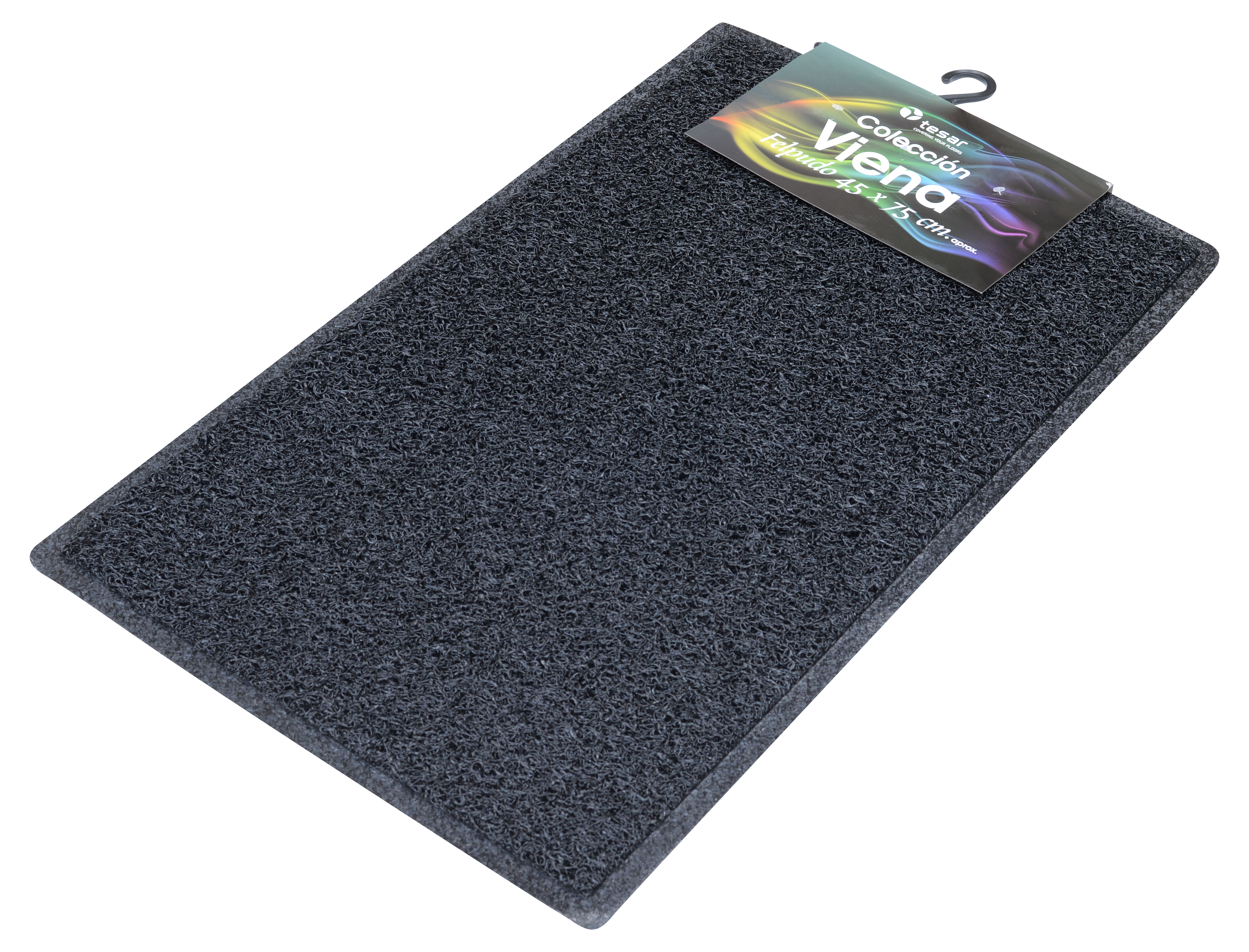 Felpudo pvc Viena negro 45 x75 cm - 5