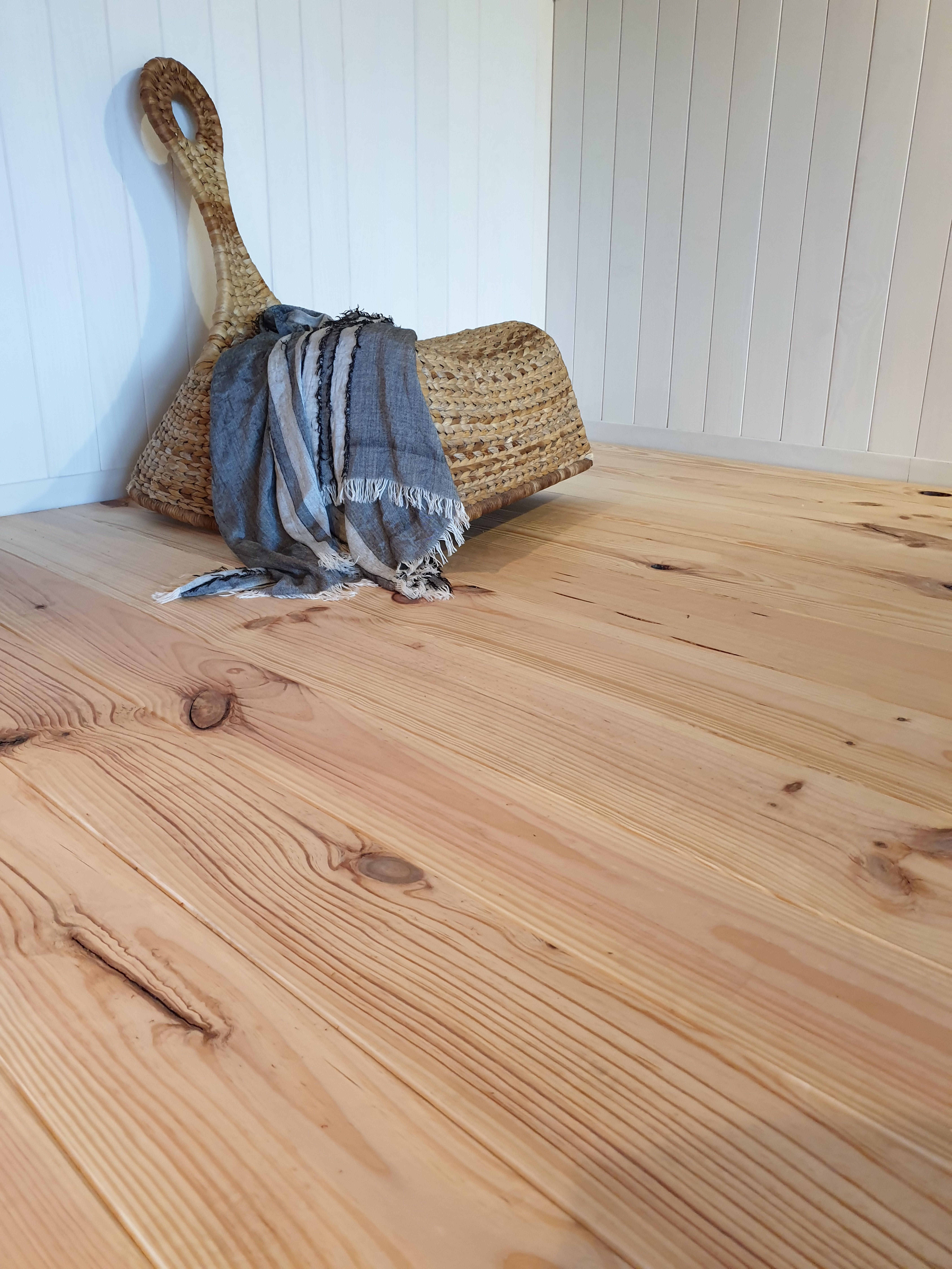 Suelo de madera    natural cepillado 200x14 cm - 4