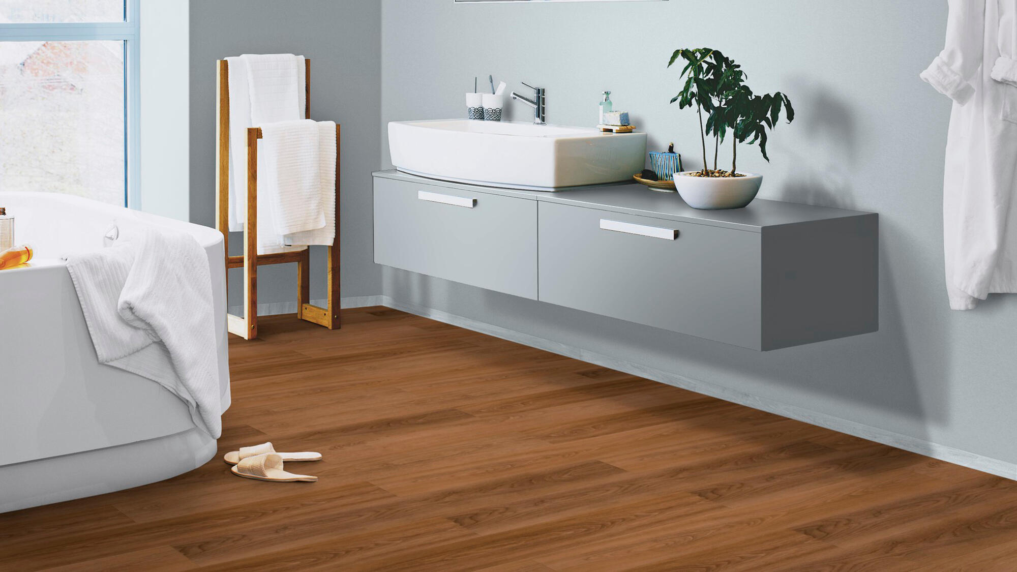 Pavimento vinílico PVC click flutuante Starfloor Click Ultimate 30 Oak forte TARKETT 5 mm - 8