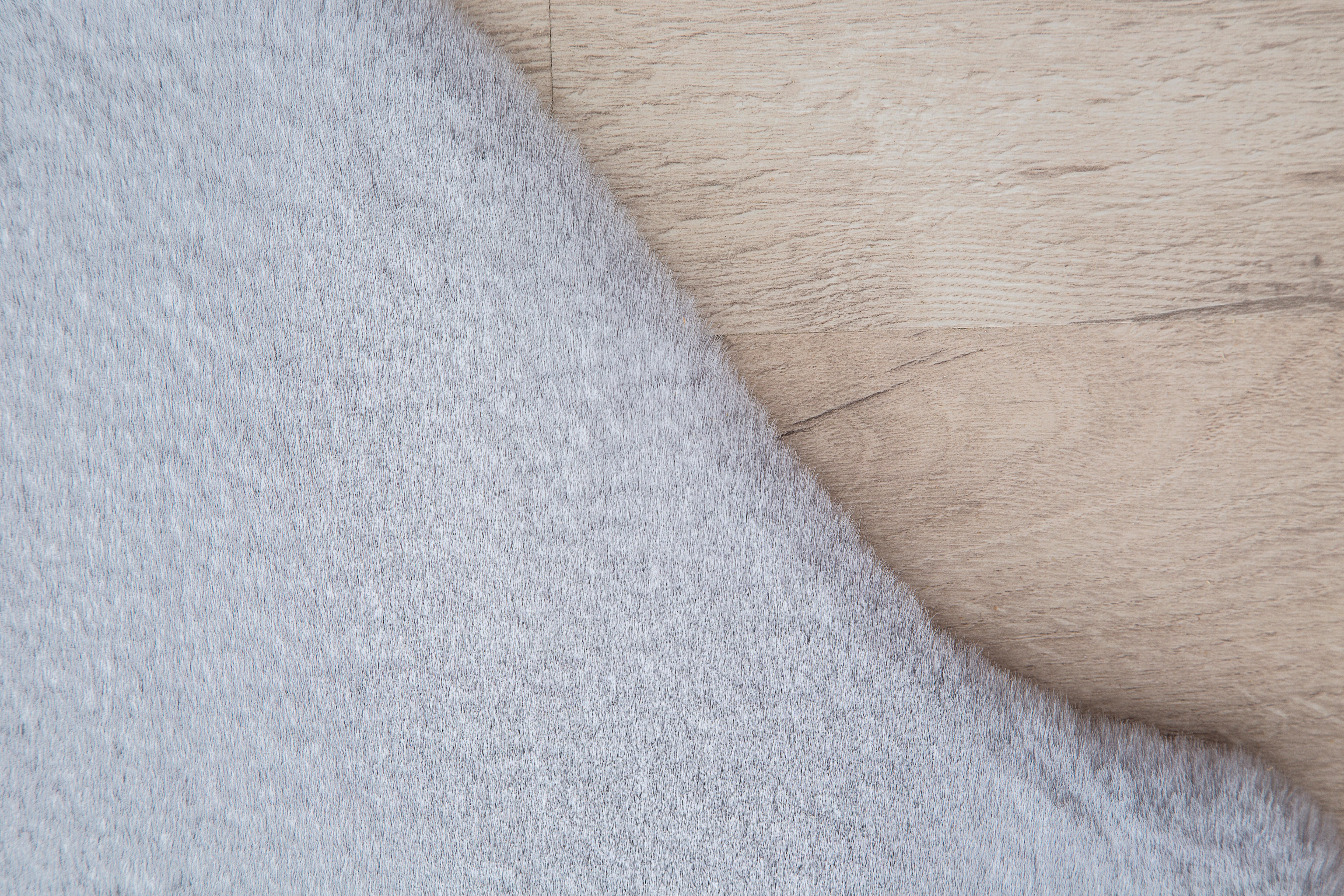 Tapete liso FOX PRATA 60X90CM - 10