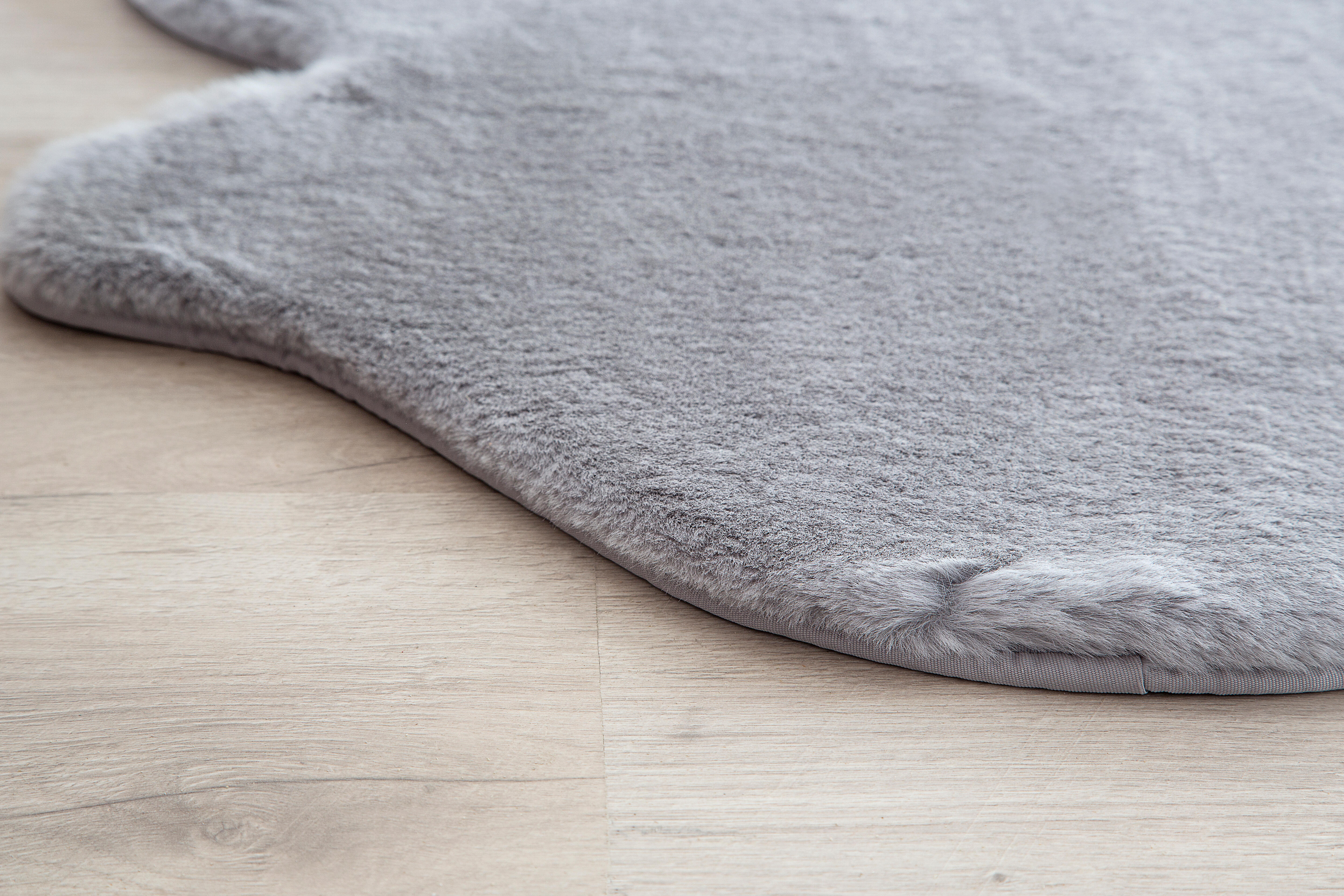 Tapete liso FOX PRATA 60X90CM - 5