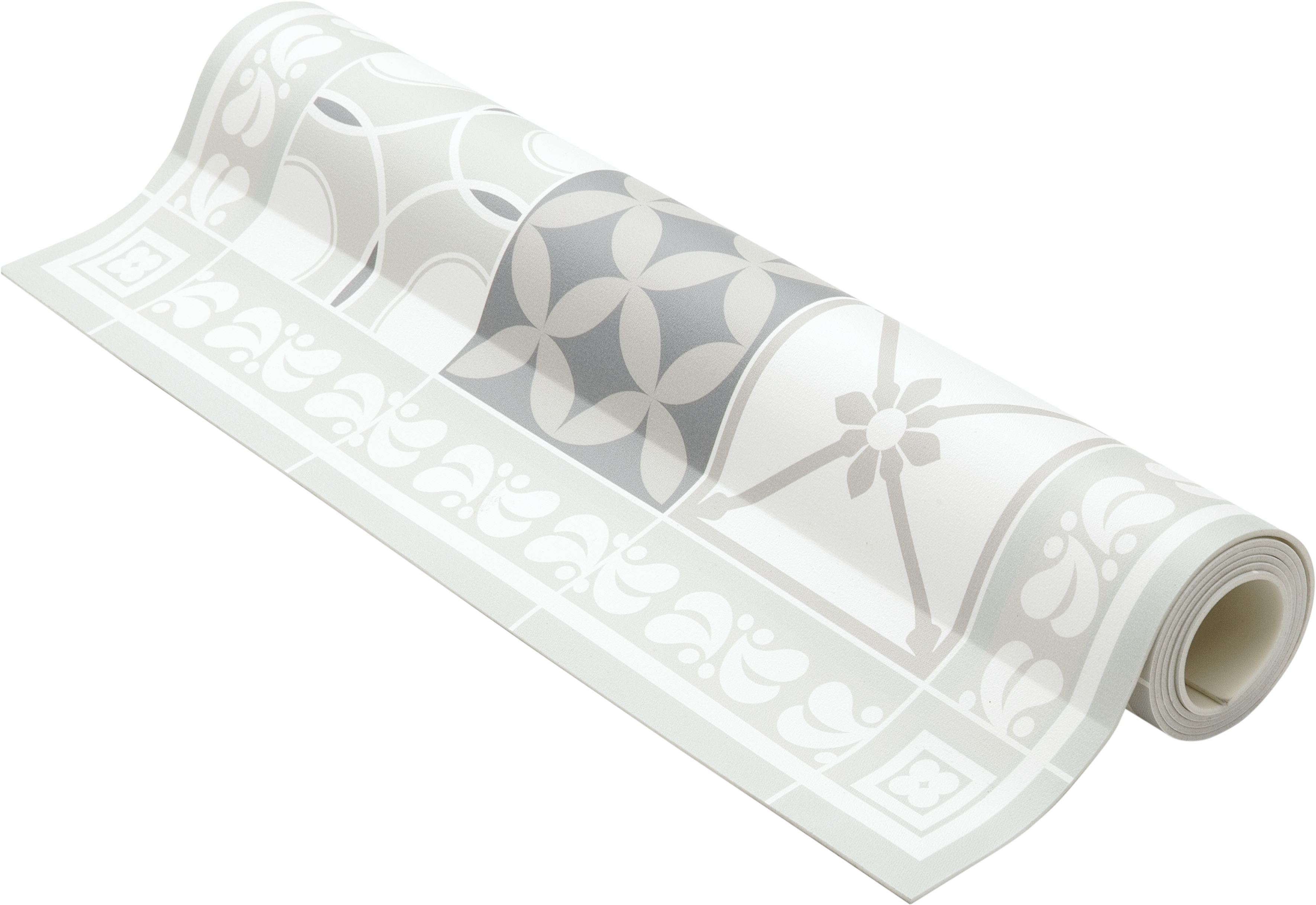 Alfombra pie de cama exterior/interior pvc Forcat 48x75cm tejido plano base antideslizante gris - 10