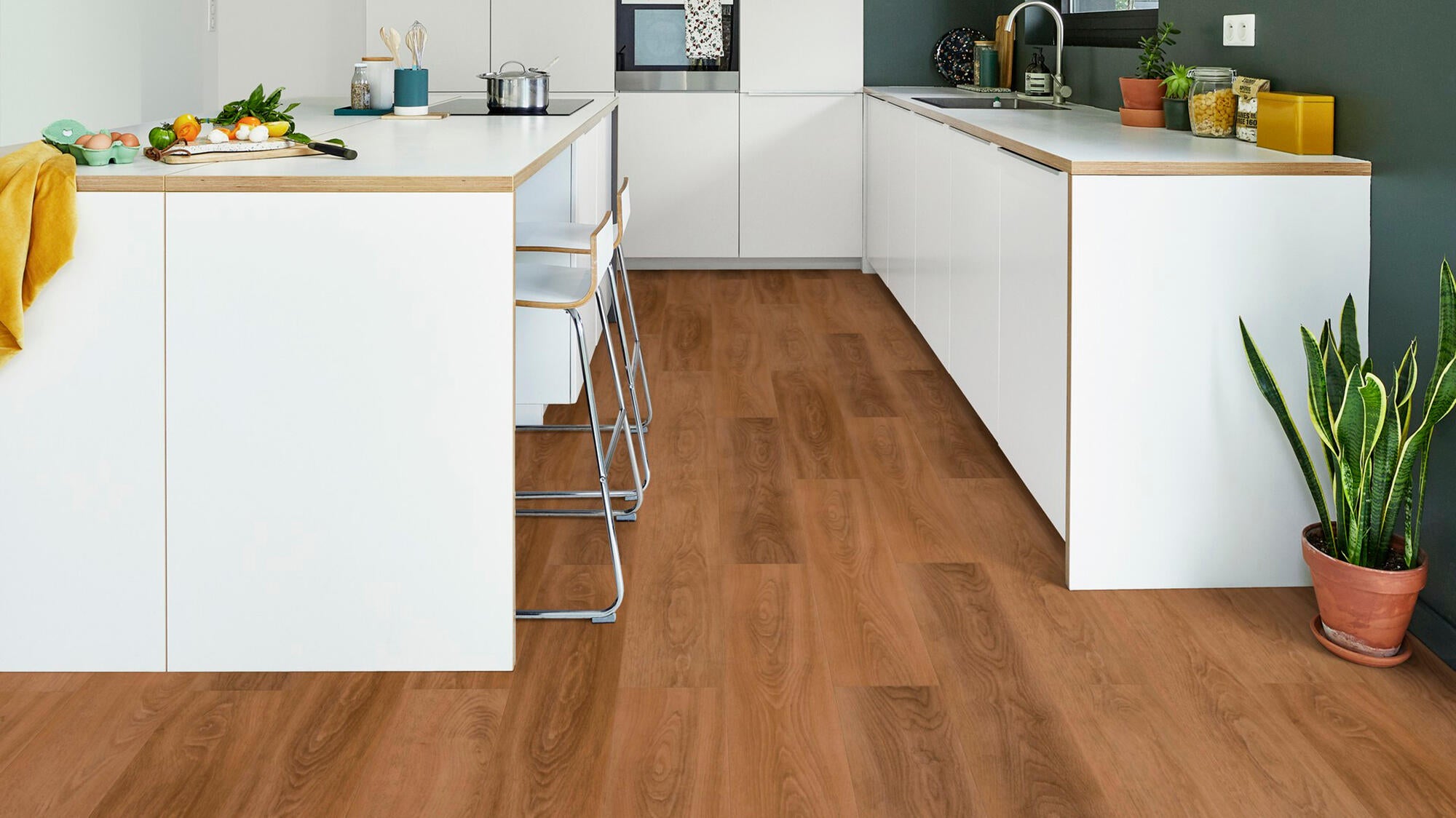 Pavimento vinílico PVC click flutuante Starfloor Click Ultimate 30 Oak forte TARKETT 5 mm - 12