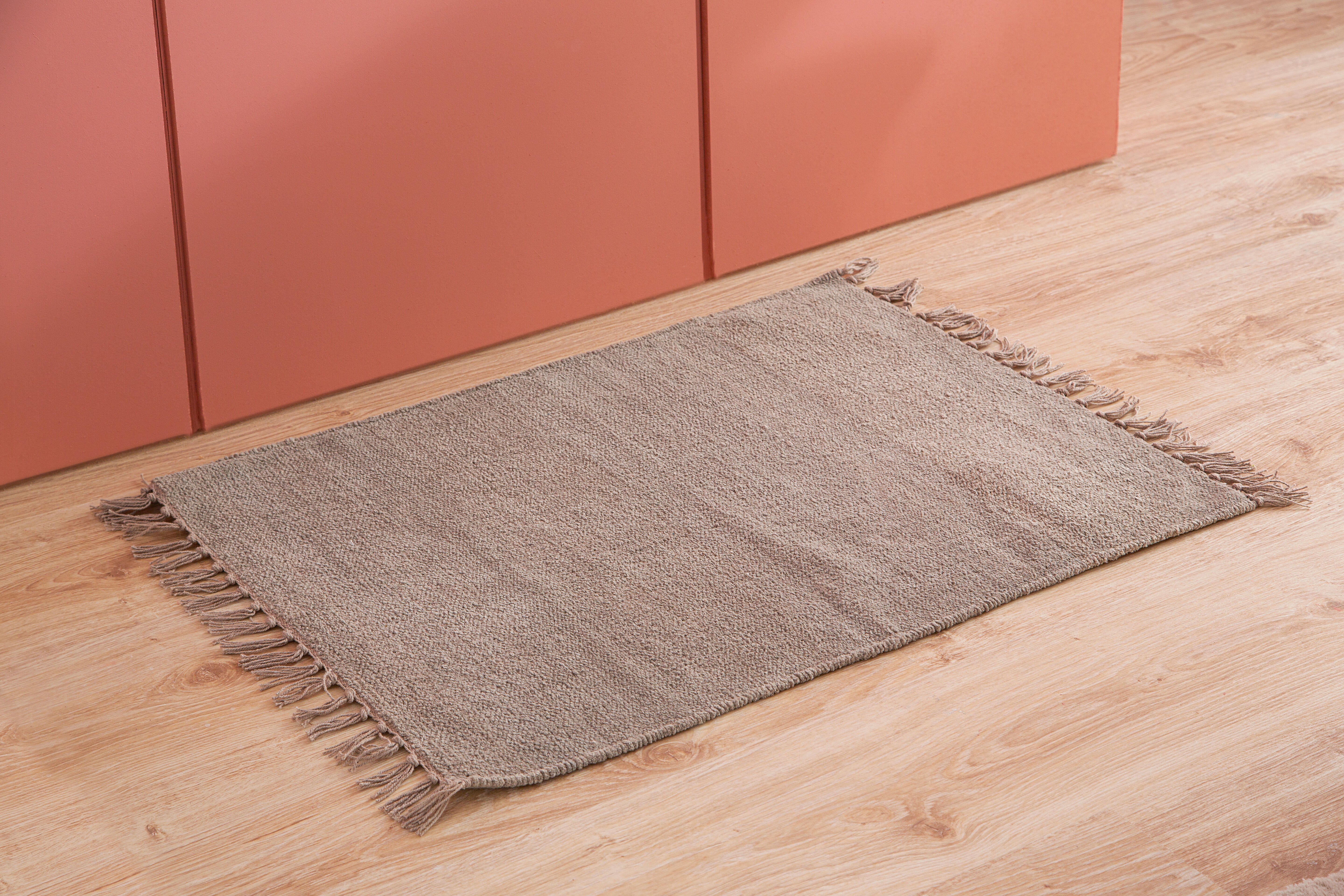 Tapete algodão INSPIRE MANOA COM FRANJAS 50X80CM MOON4 - 22