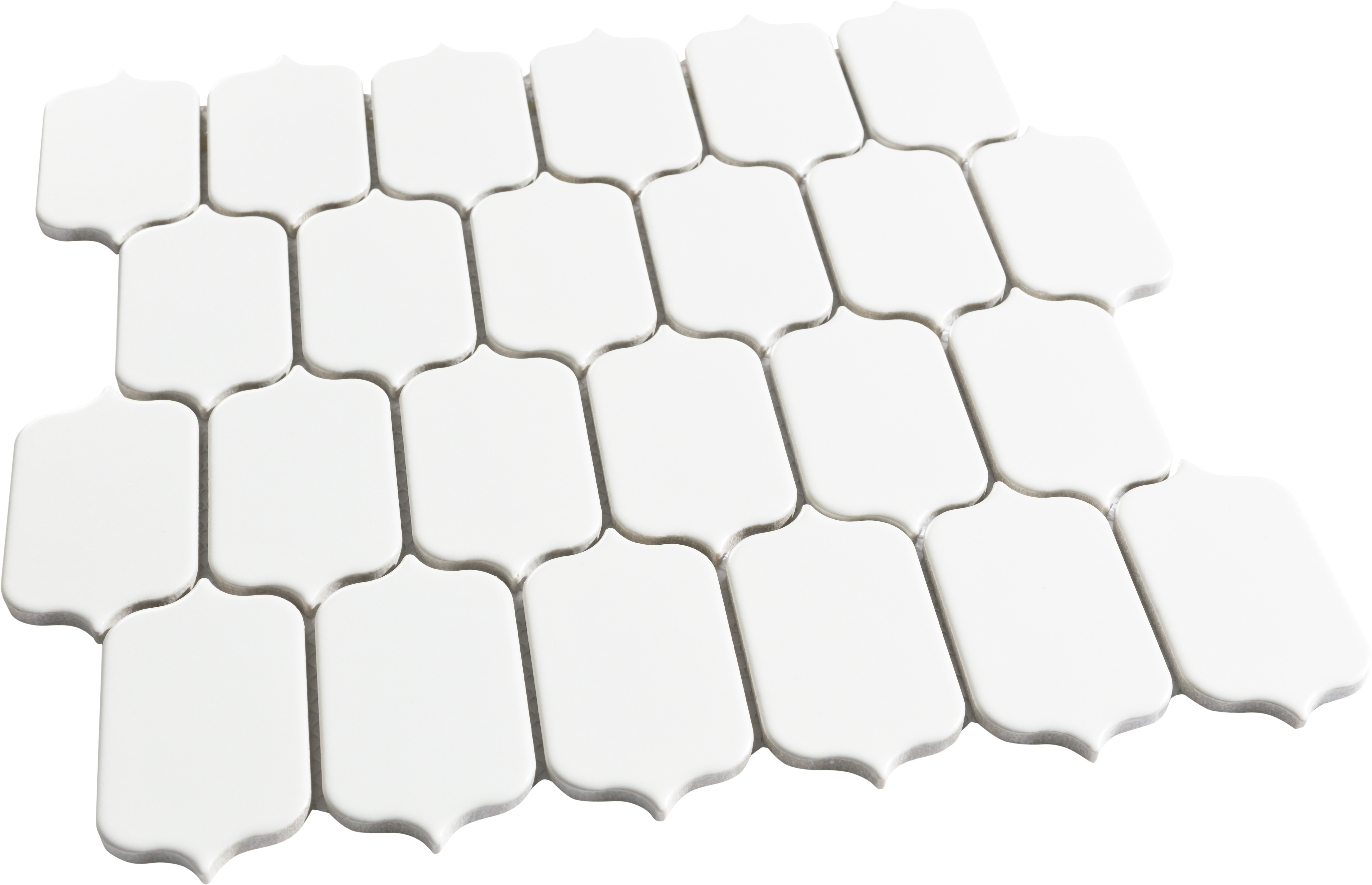 Azulejo mosaico gres porcelánico tech efecto cemento blanco 28.7x26.8 cm