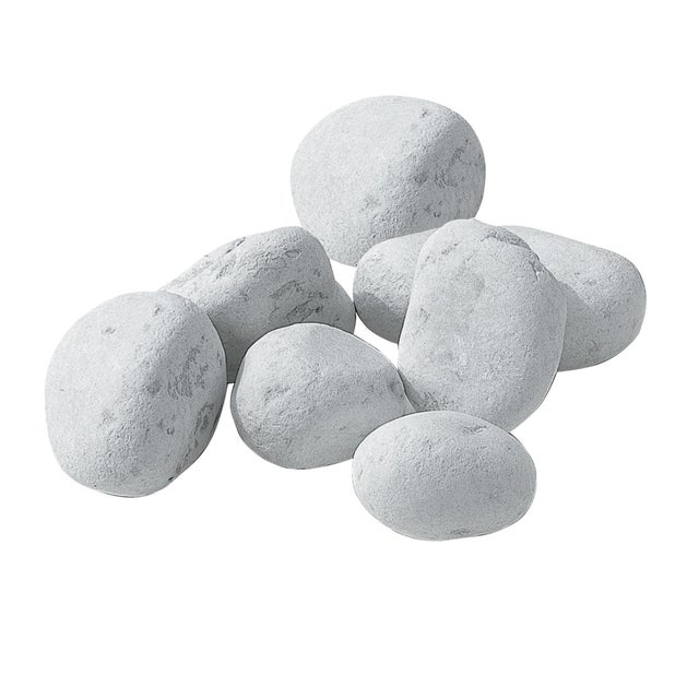 Sacchetto di ciottolo bianco carrara 20 kg 40/60 mm
