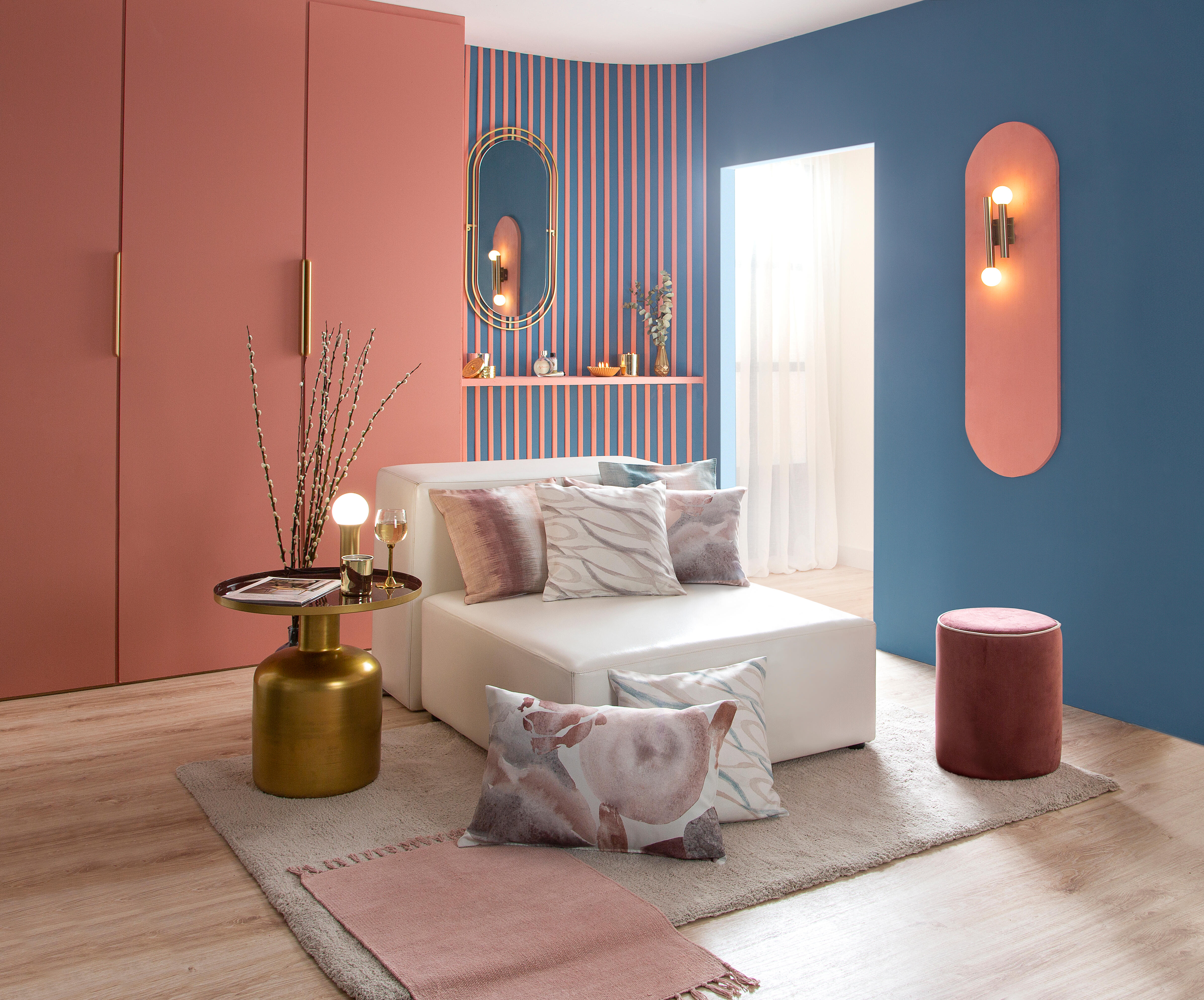 Cortinado fita e/ou presilha Abby 200x280cm branco Inspire - 17