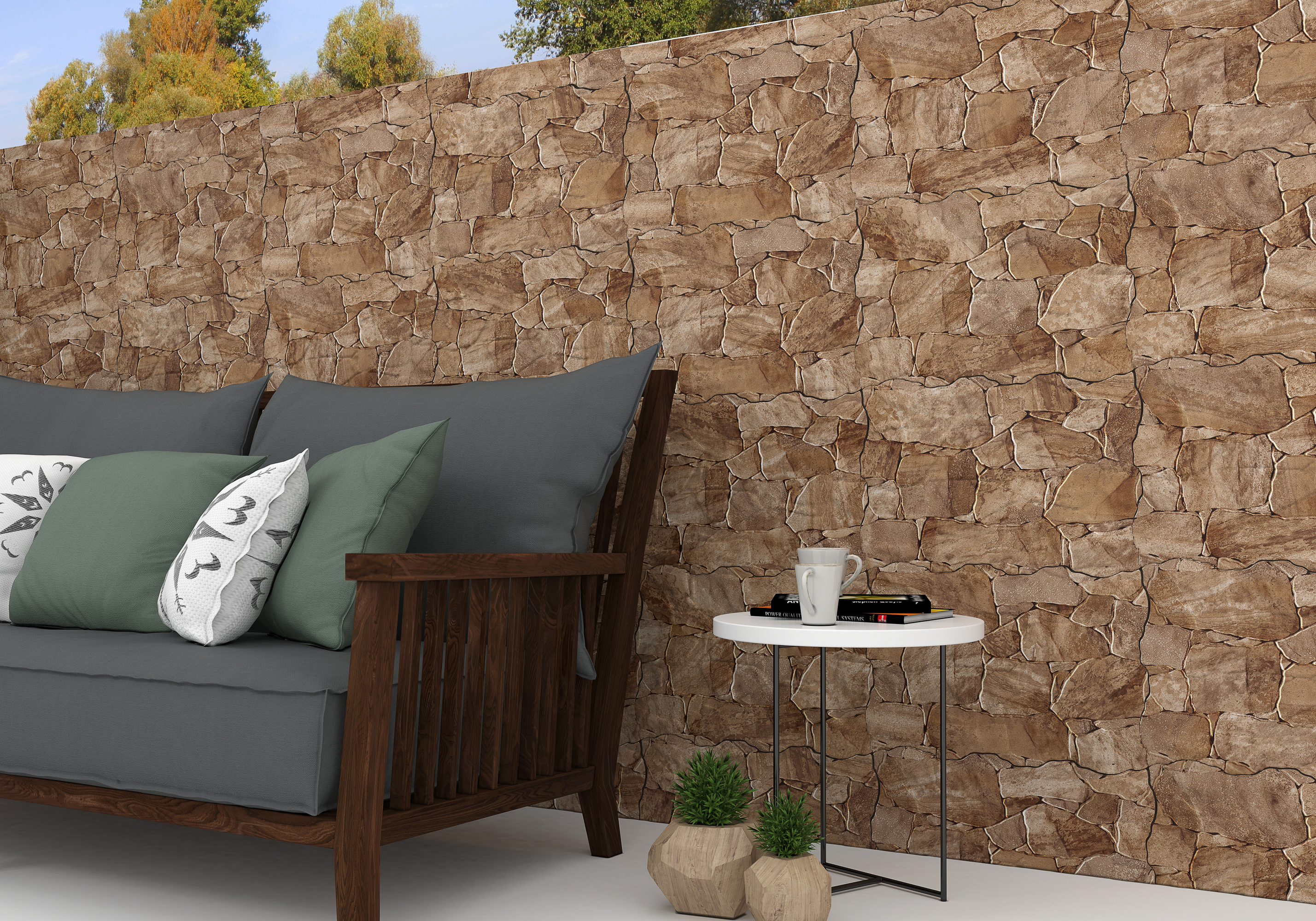 Revestimento cerâmico Bancal Natural 34x50 cm - 2