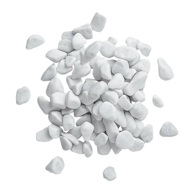 Sacchetto di ciottolo bianco carrara 20 kg 7/15 mm