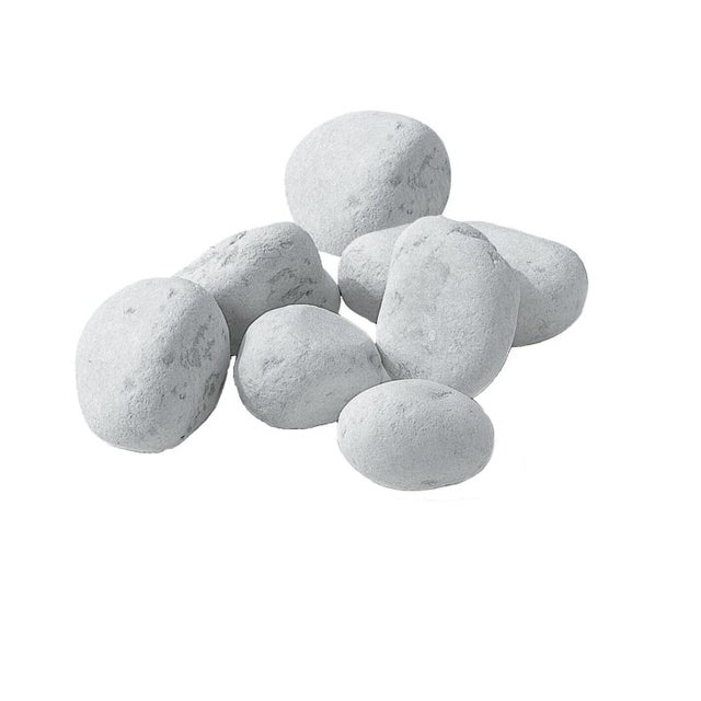 Sacchetto da 20 Kg di ciottolo bianco carrara 60/100 mm