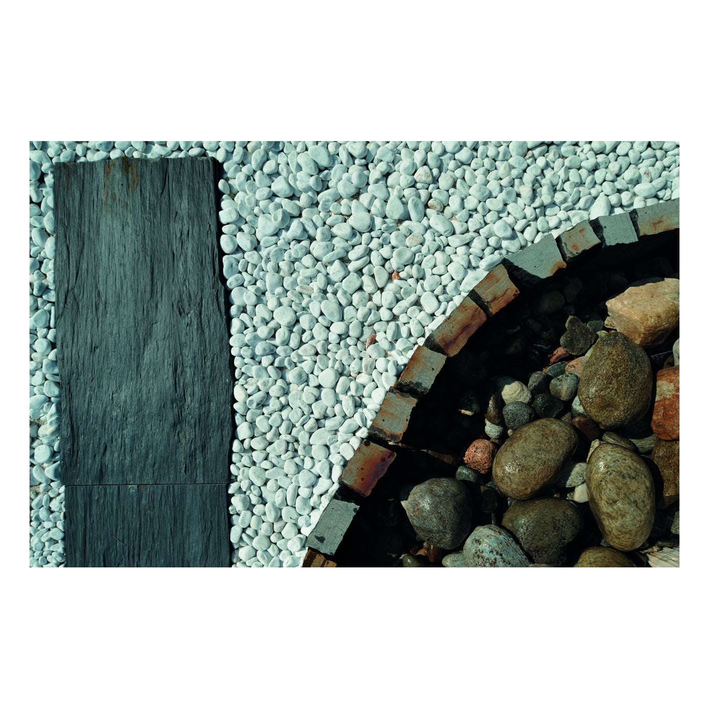 Sacchetto di ciottolo bianco carrara 20 kg 7/15 mm - 5