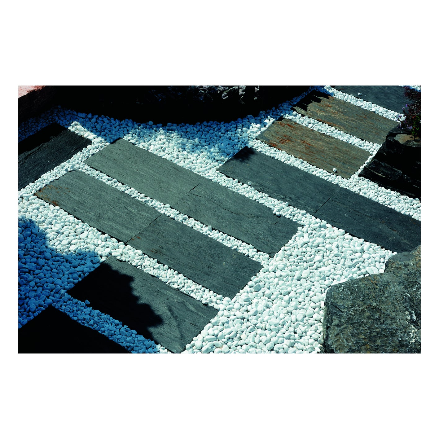 Sacchetto di ciottolo bianco carrara 20 kg 7/15 mm - 4