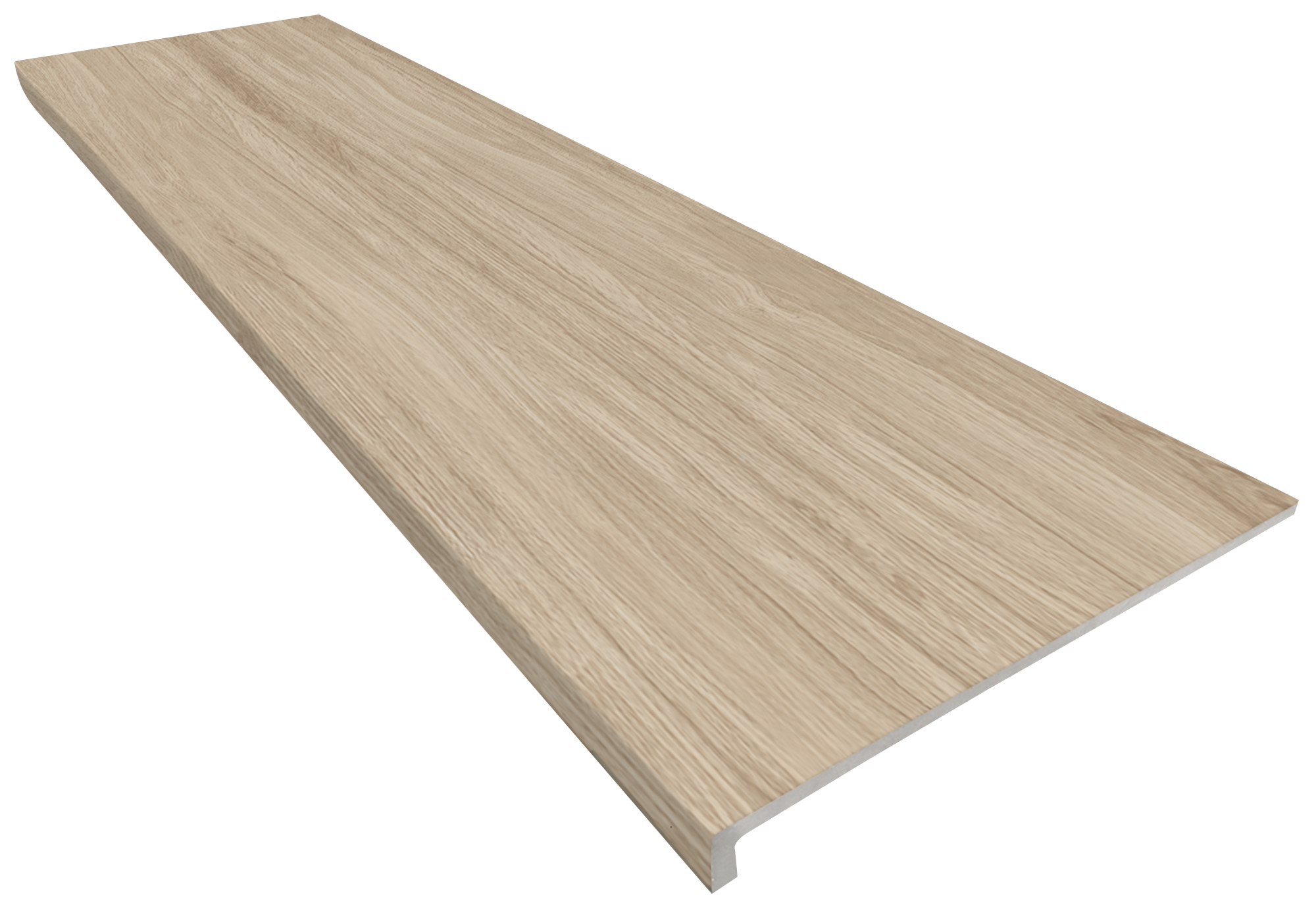 Peldaño extrusionado madera efecto madera amarillo 120x33cm espesor 12mm artens