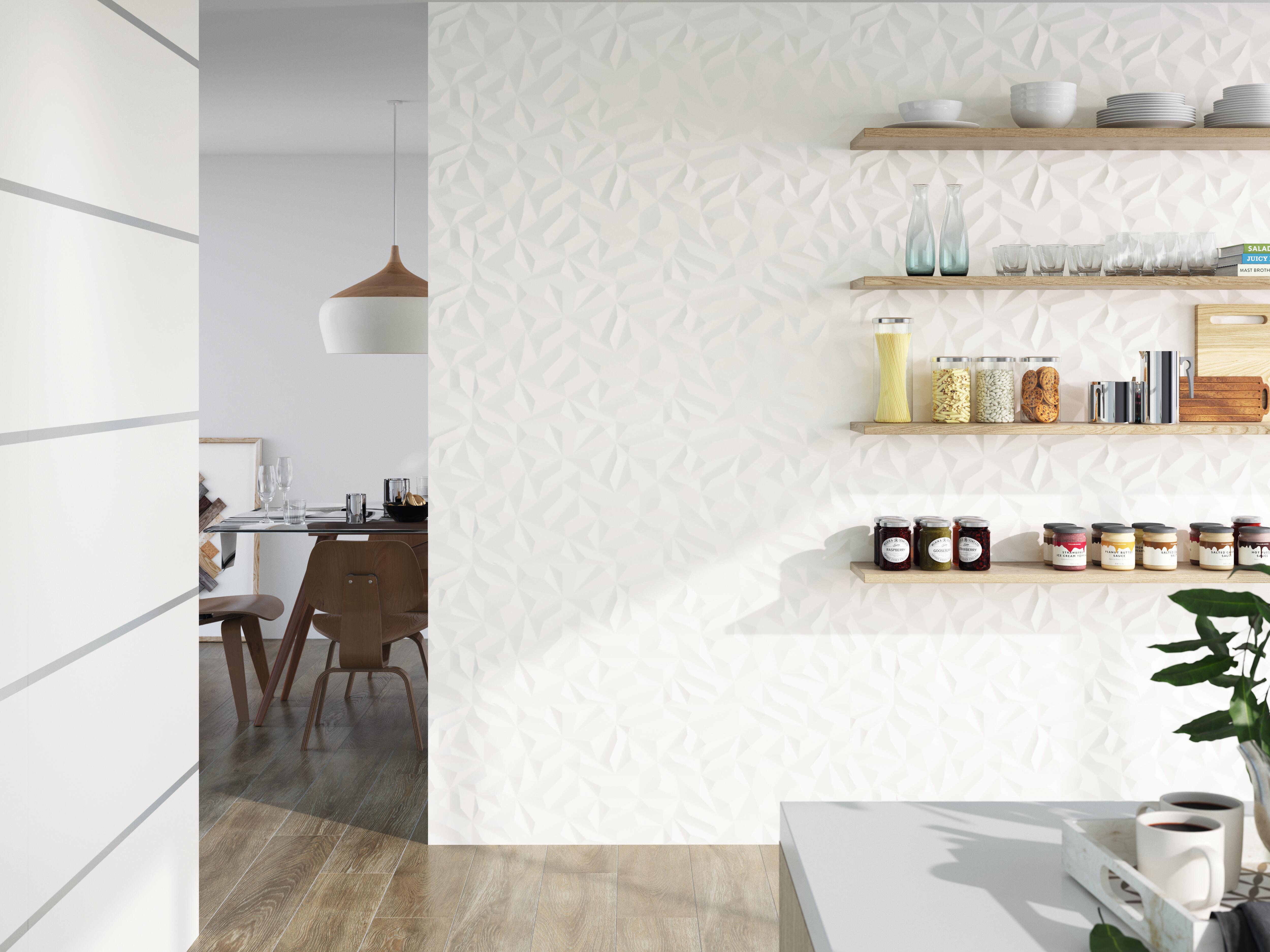 Revestimento cerâmico Artens Arctic branco mate 30x90 cm - 16