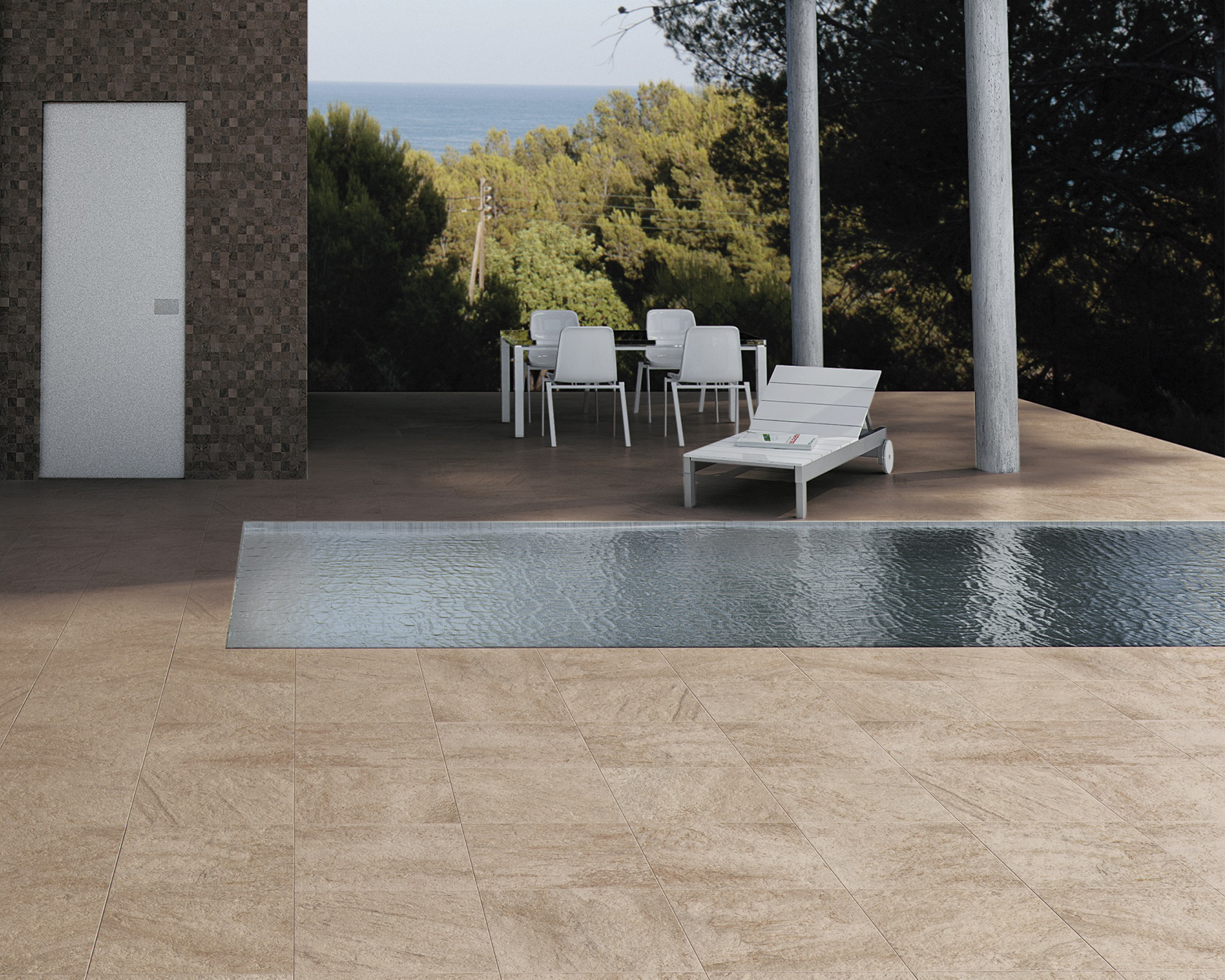 Suelo porcelánico Orion efecto piedra arena 40.8x66.2 cm C3 - 2