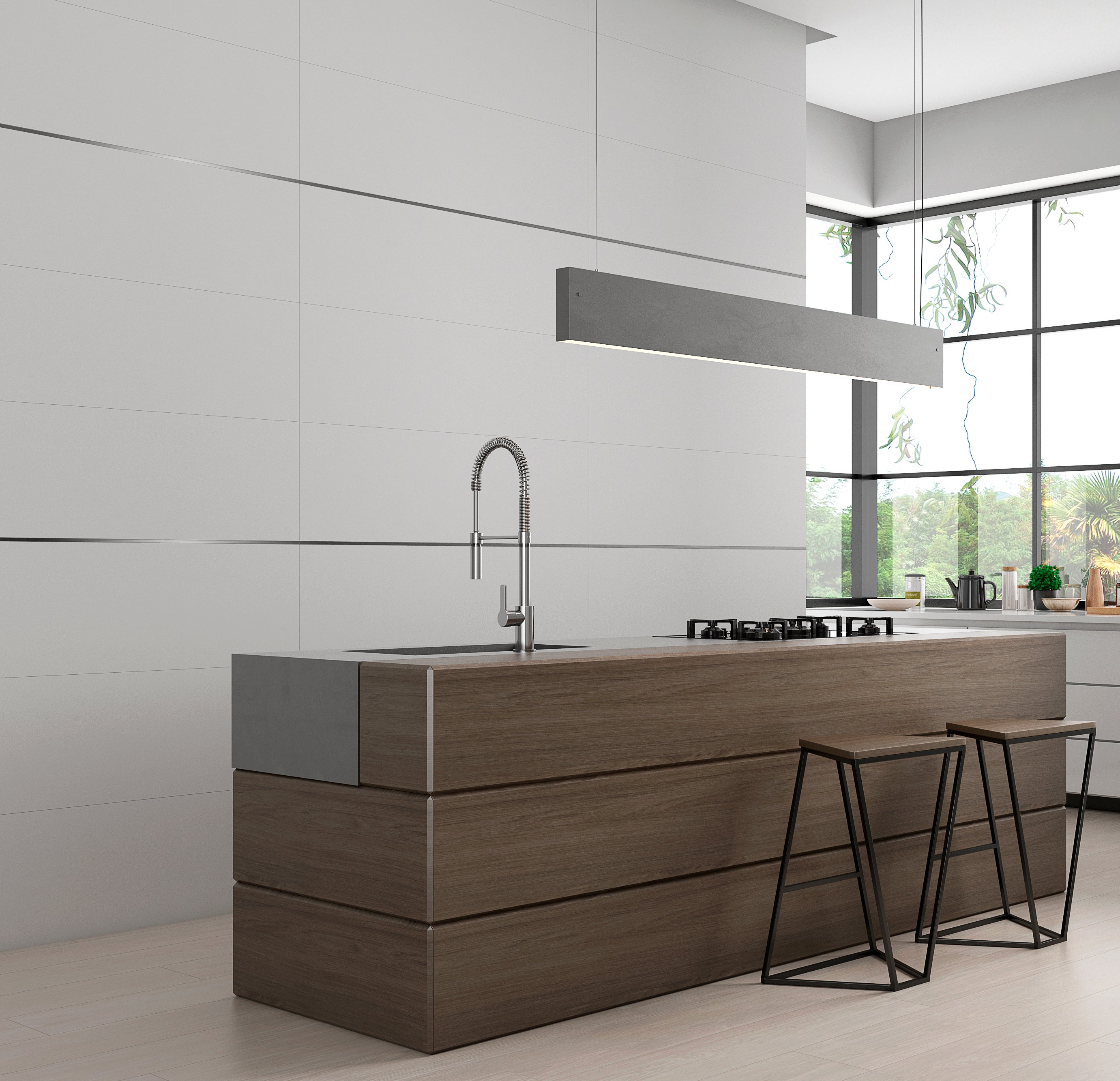 Azulejo cerámico efecto blanco 30x90 cm