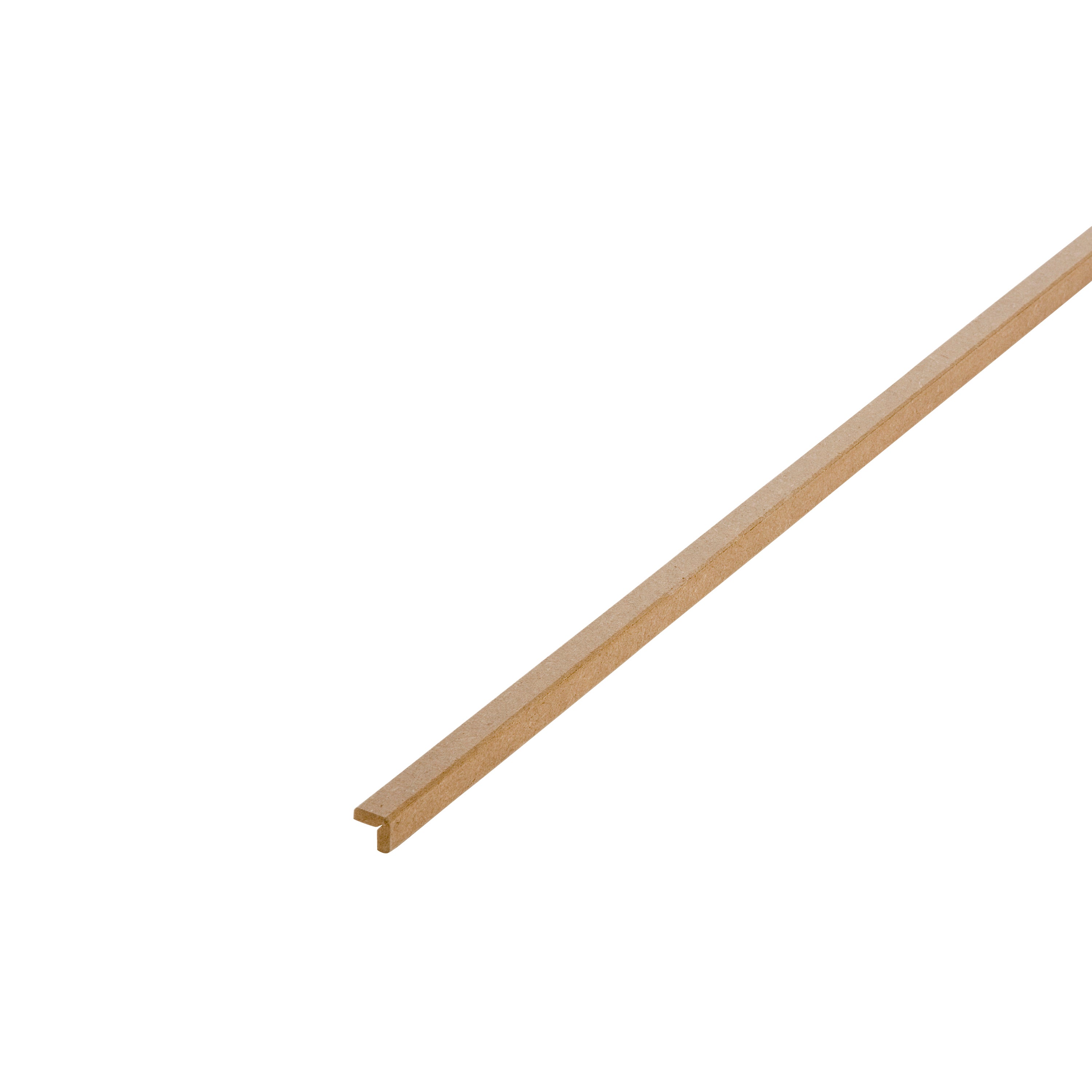 Baguette d'angle médium (MDF) arrondie , 14 x 14 mm, L. 2.44 m - 2