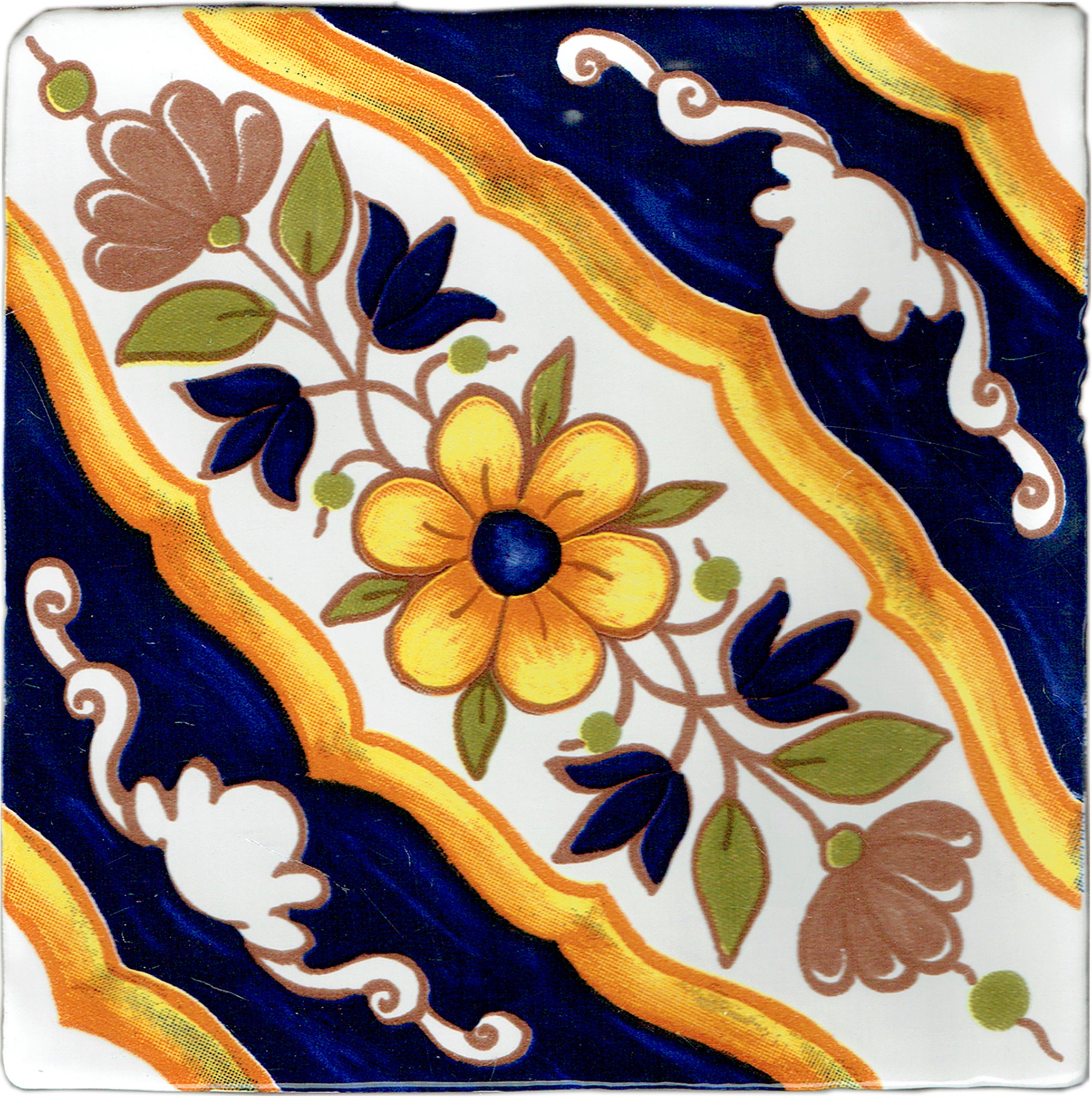 Azulejo cerámico alcántara efecto multicolor 15x15 cm