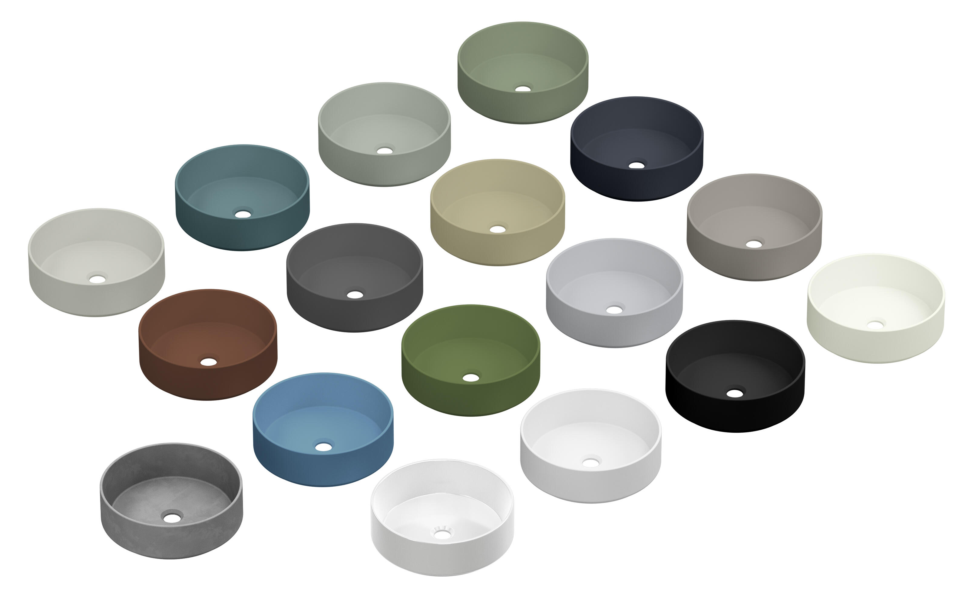 Lavatório de pousar STUDIO 37X12X37CM CREME 5 - 11