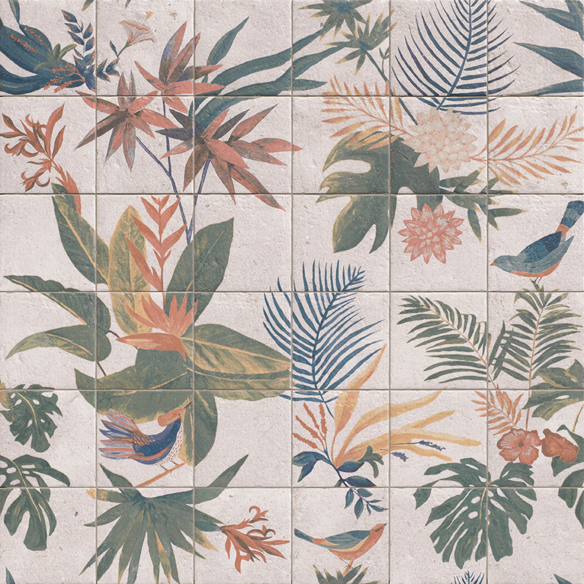 Suelo/azulejo piscina porcelánico bali efecto piedra mural samui 20x20 cm