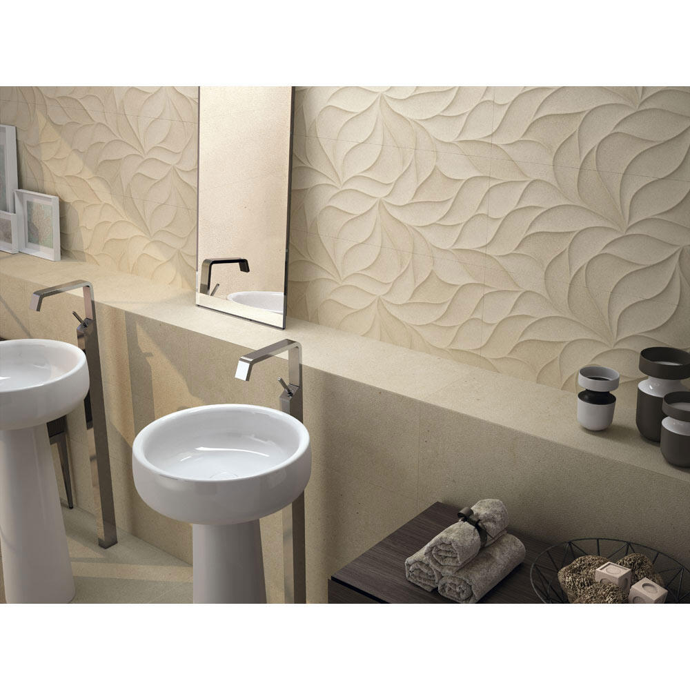 Azulejo cerámico Avenue efecto cemento beige 30x90 cm - 2