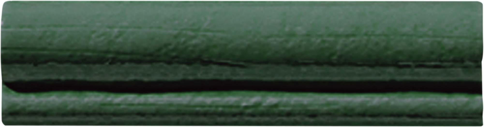 Moldura cerámica chic / glamour efecto relieve verde 15x4cm