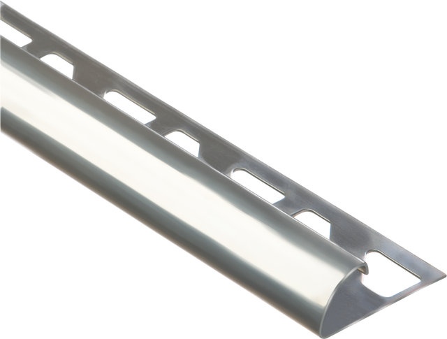 Perfil angular redondo EXTERIOR INOX BR 10MMX2.5M