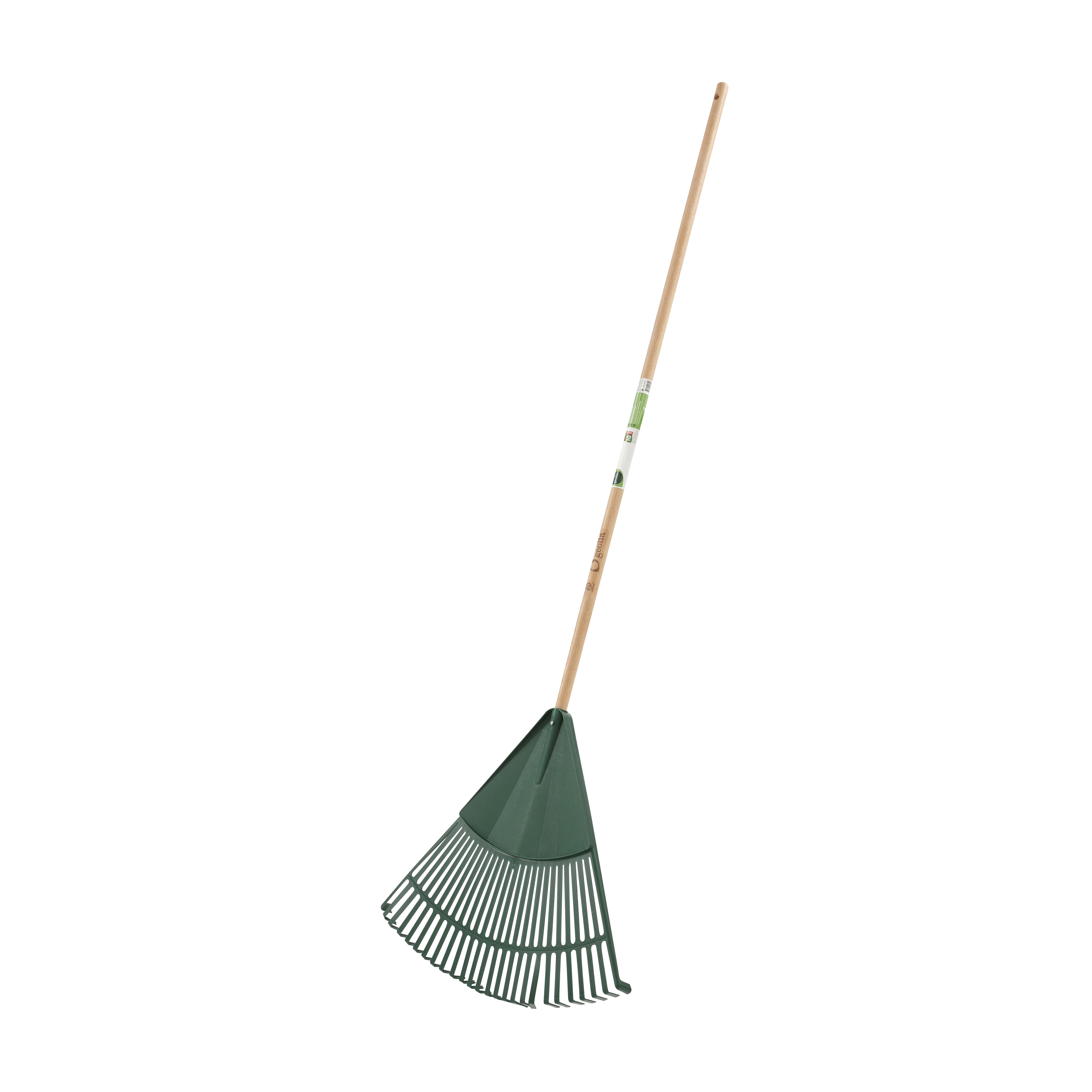 Scopa Da Giardino Con 26 Denti In Plastica E Manico In Alluminio - Rastrello Leggero Per Foglie E Erba Tagliata, OREWORK