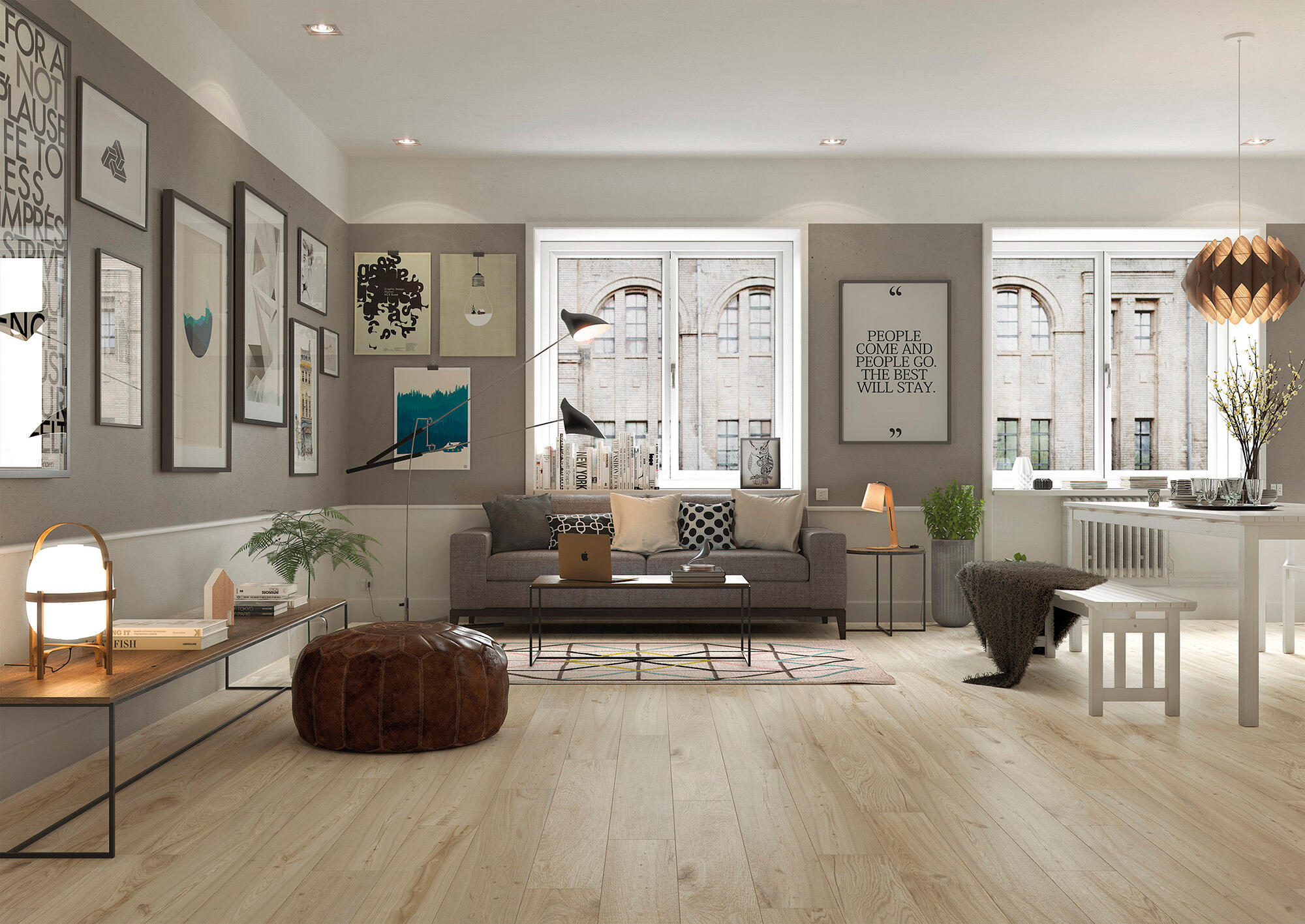 Suelo porcelánico oregon efecto madera miel 20x120 cm c1