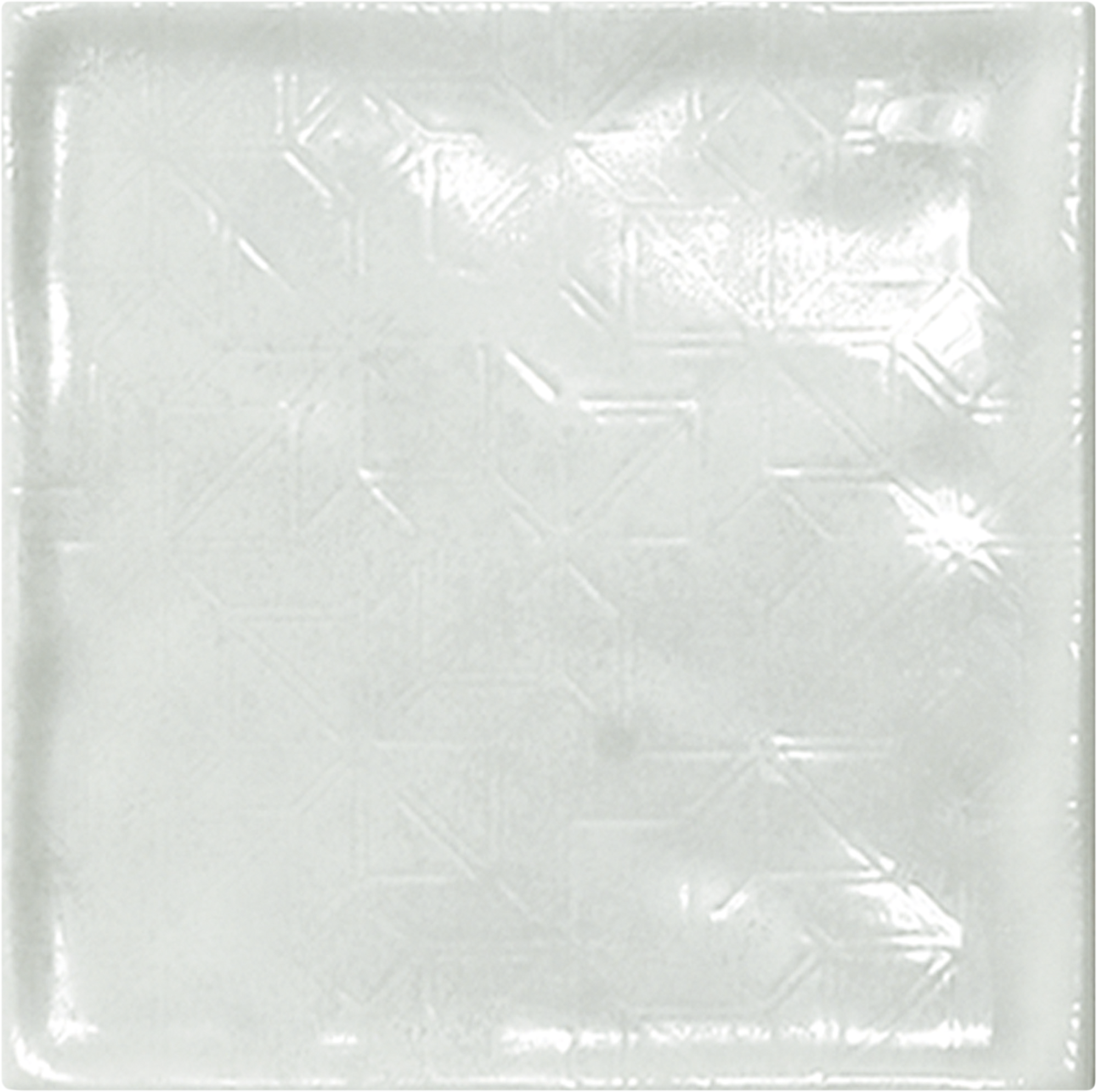 Azulejo cerámico chic efecto blanco 15x15 cm