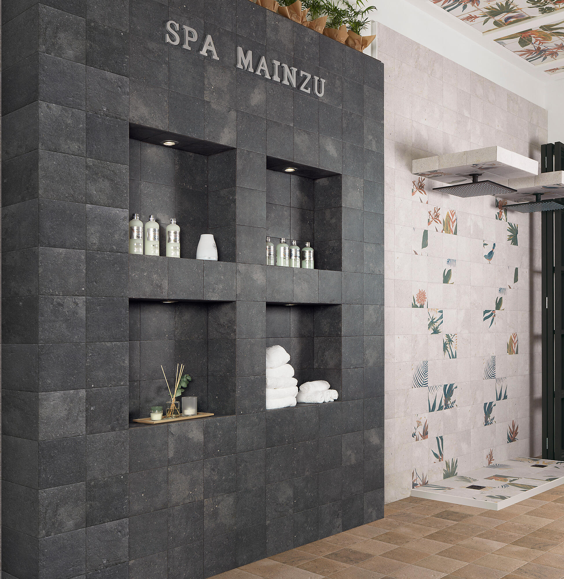 Suelo/azulejo piscina porcelánico bali efecto piedra mármol lava stone 20x20 cm c2