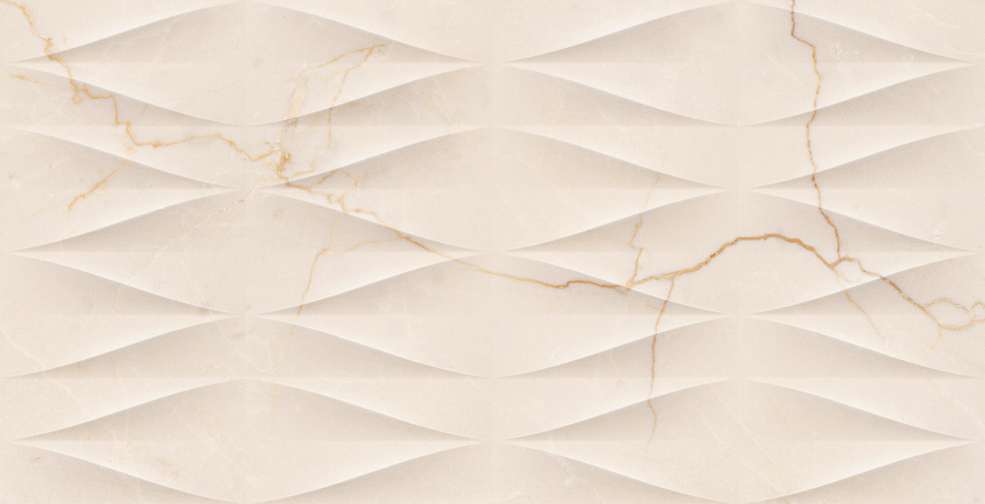 Azulejo porcelánico Avorio efecto mármol deco crema 32x62.5 cm - 3