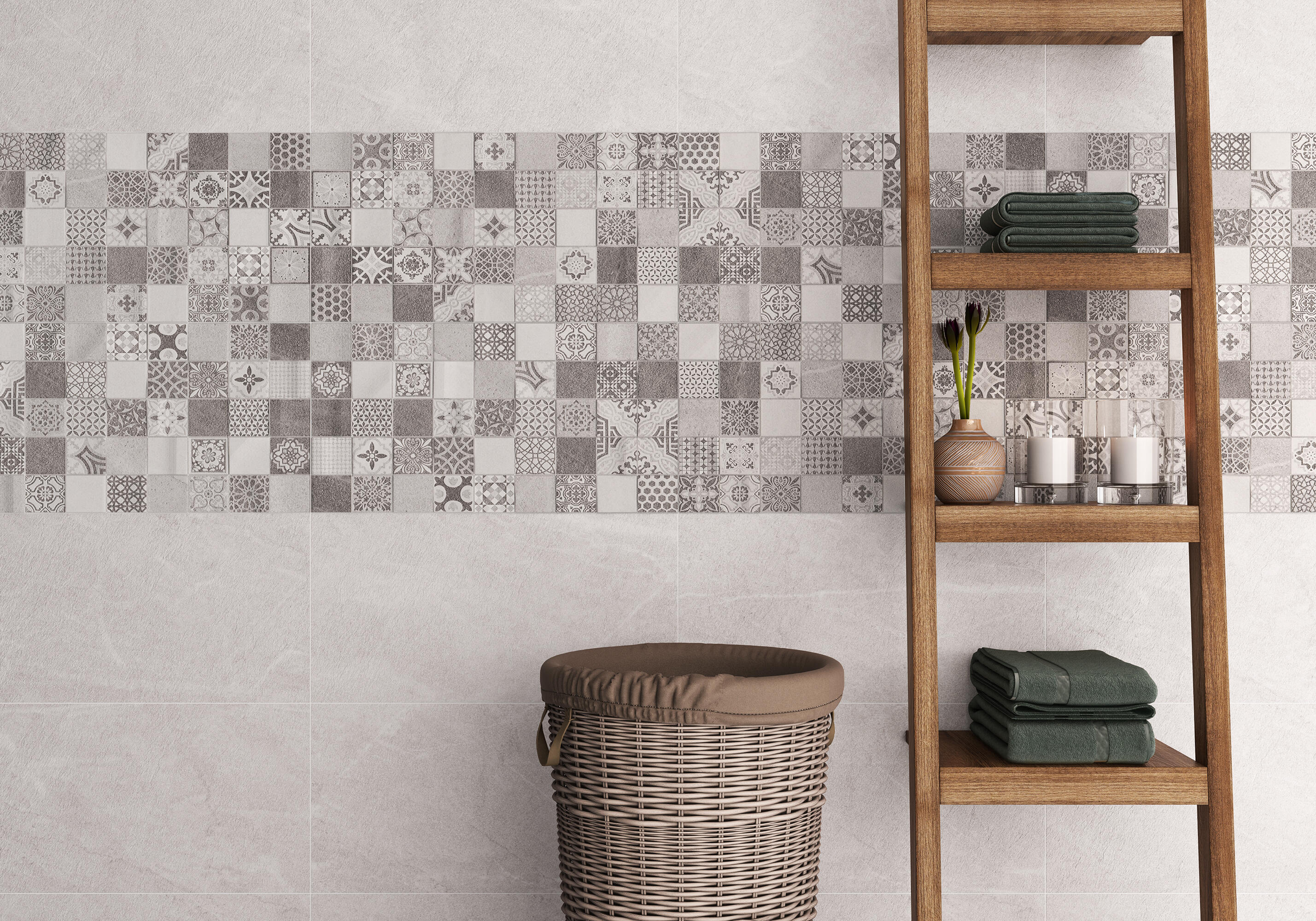 Revestimento cerâmico Mystone Hidra Perla 31.6x60 cm - 12