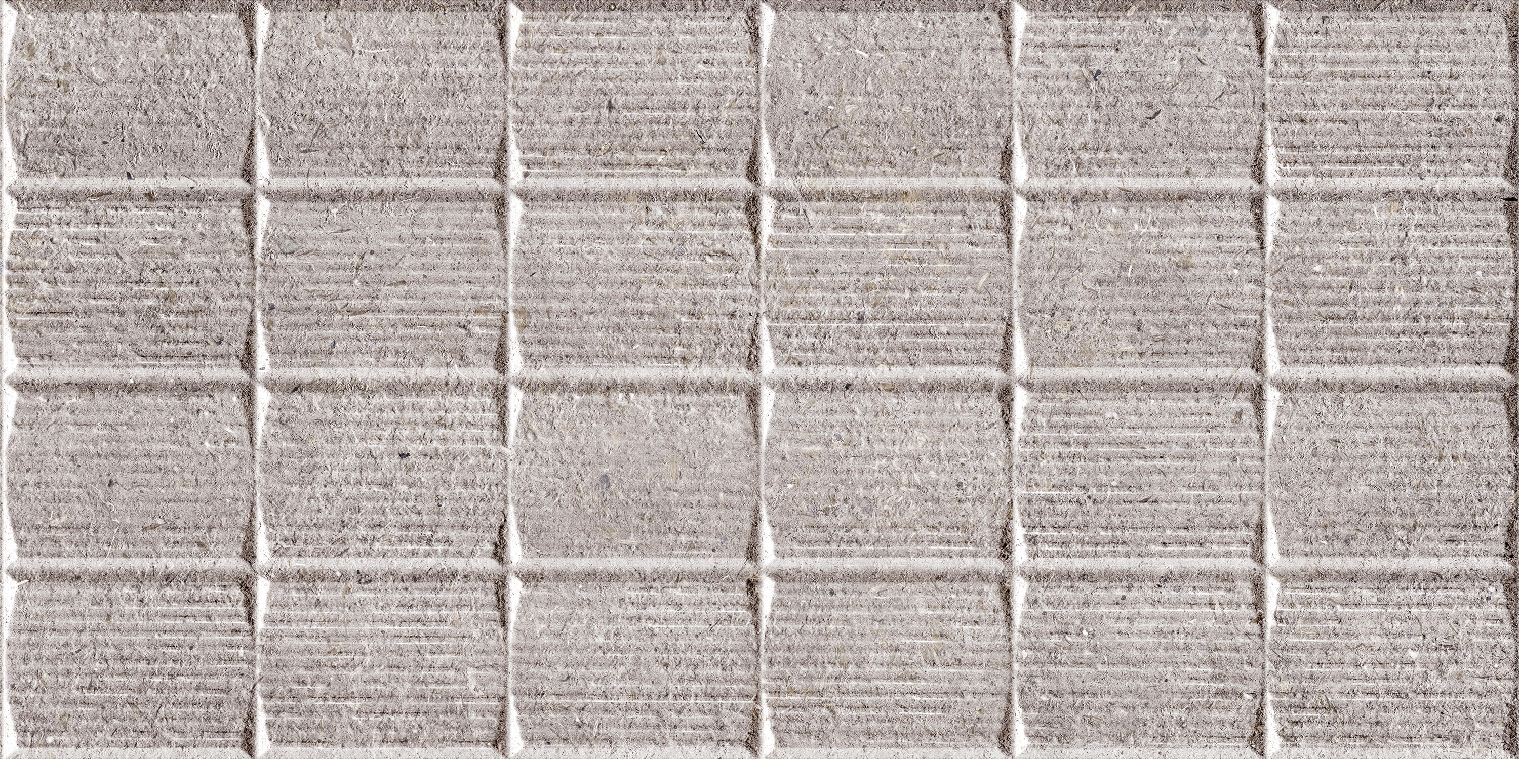 Azulejo cerámico soap stone efecto piedra, relieve, mosaico gris 30x60cm