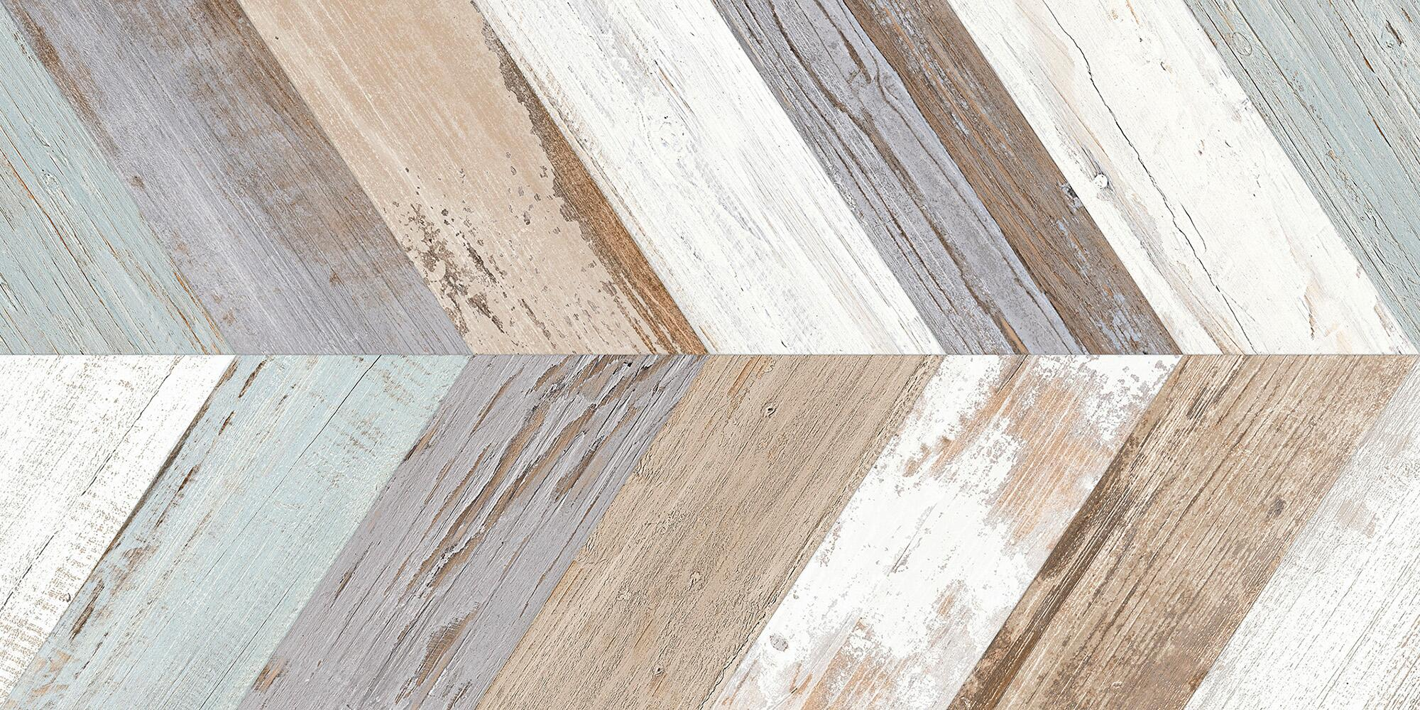 Suelo/azulejo porcelánico tribeca efecto madera spiga mix 45x90 cm c1