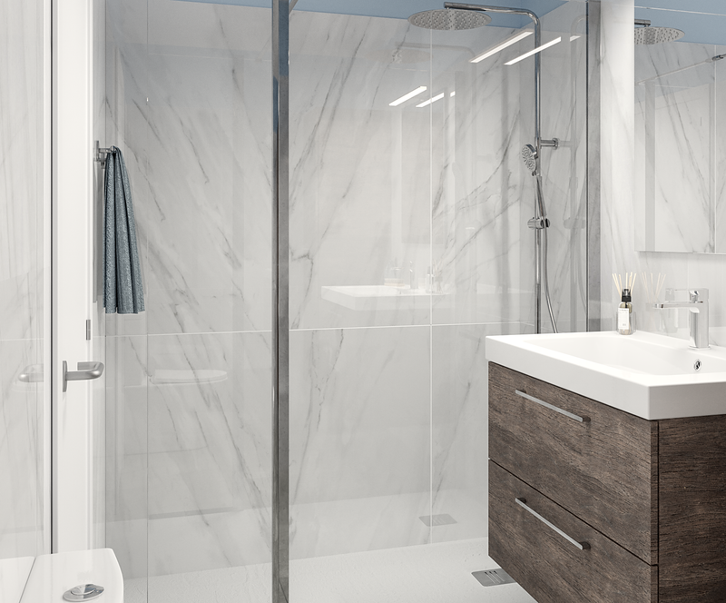 Las duchas higiénicas añaden diseño y color al baño