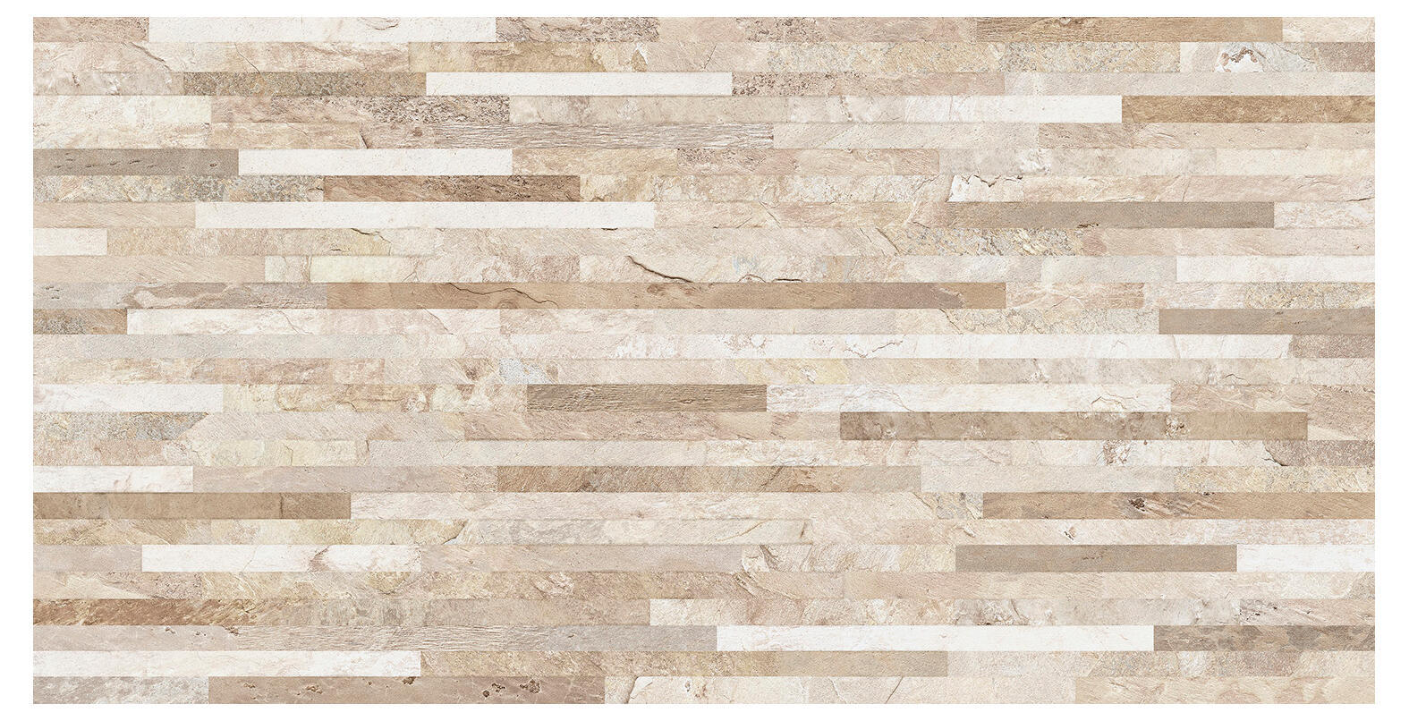 Azulejo porcelánico ardesia efecto piedra, pizarra beige 32x62.5 cm