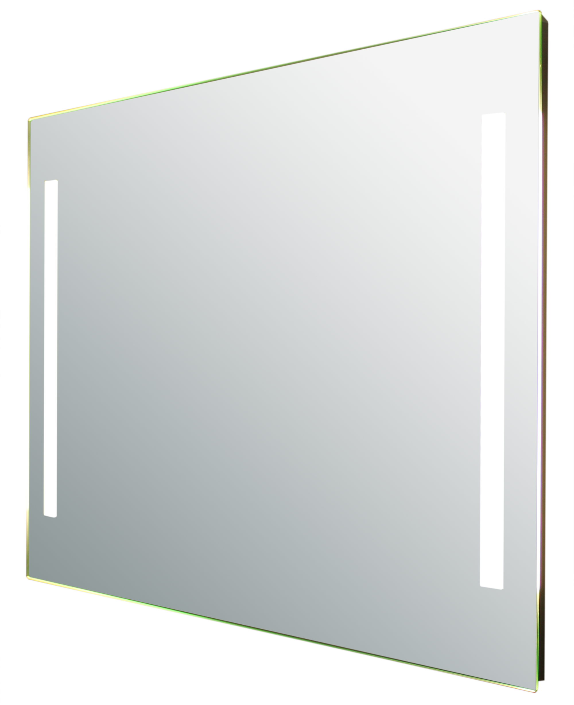 Espejo de baño con luz LED Alix blanco con antivaho, táctil 80x80cm - 4