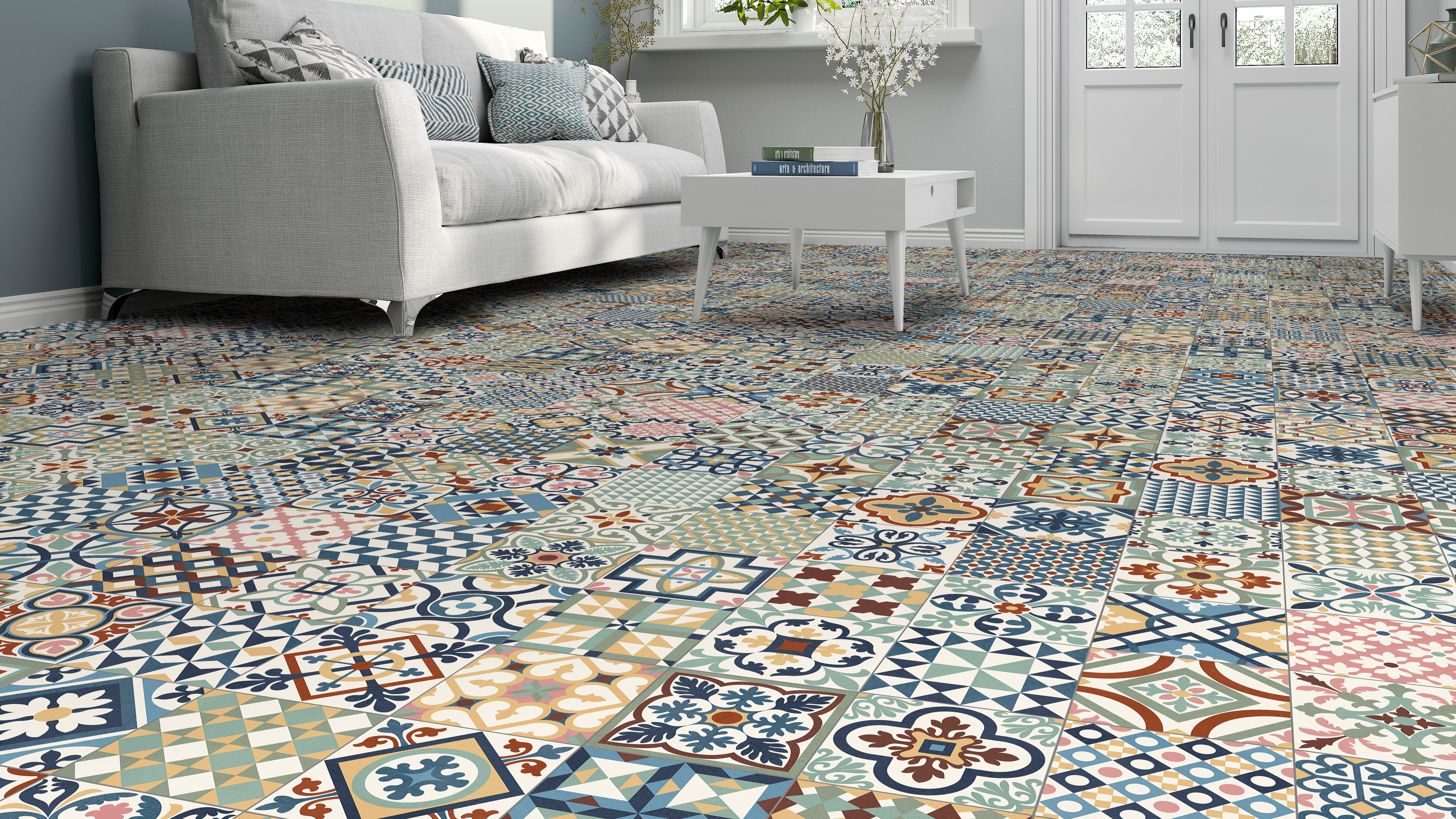 Pavimento cerâmico Heritage Mix 33.15x33.15 cm - 13