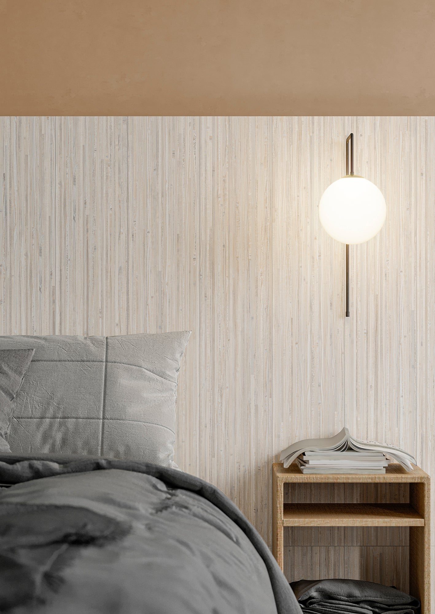 Azulejo porcelánico lama efecto madera beige 15x90 cm