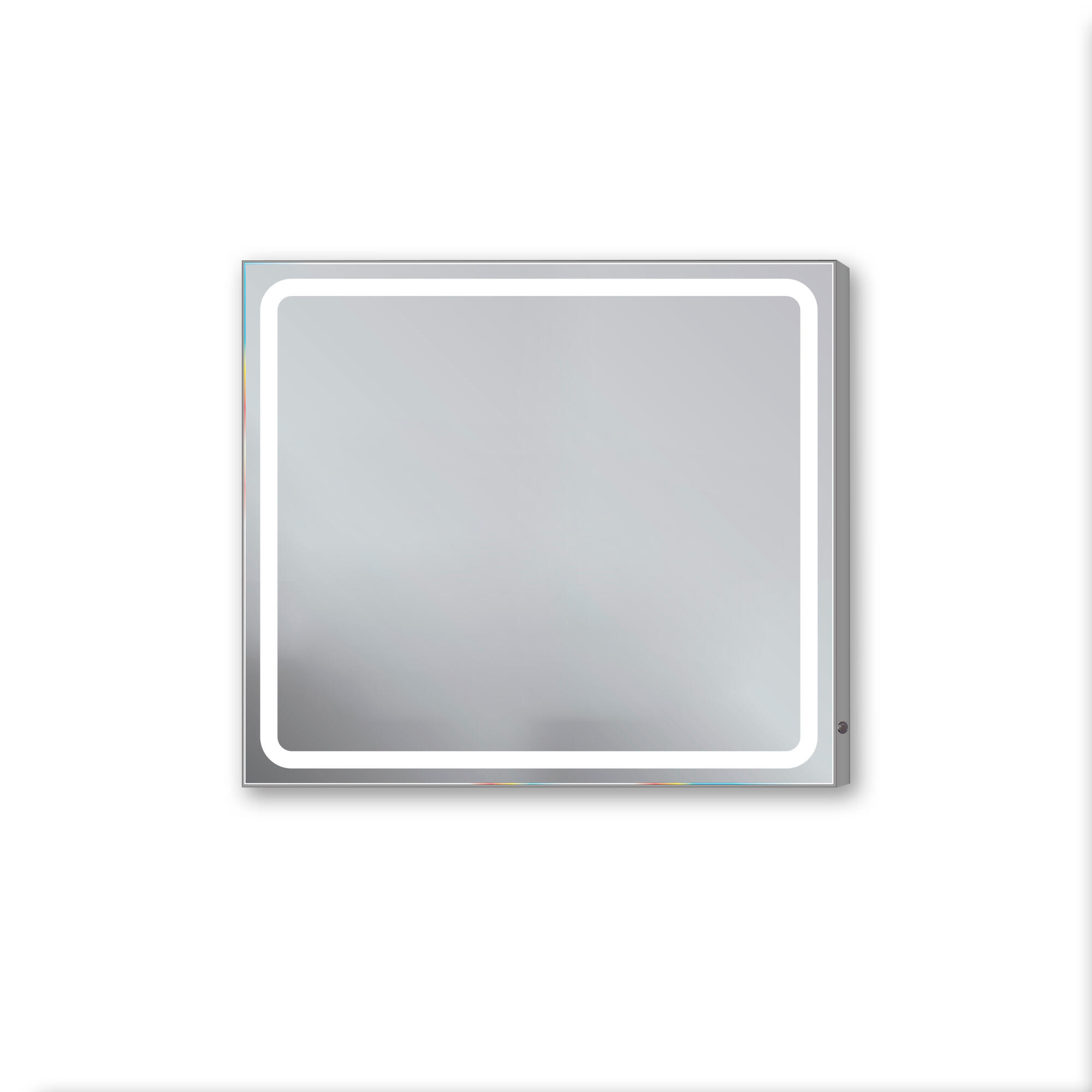 Espejo De Ba o Con Luz LED Emin Antivaho 80x80cm Leroy Merlin espejo-de-ba-o-con-luz-led-emin-antivaho-80x80cm-leroy-merlin